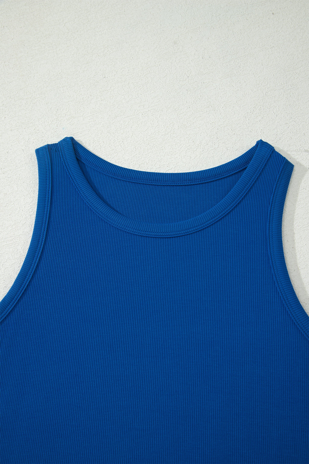 Ribbed Slim Tank Shorts Set