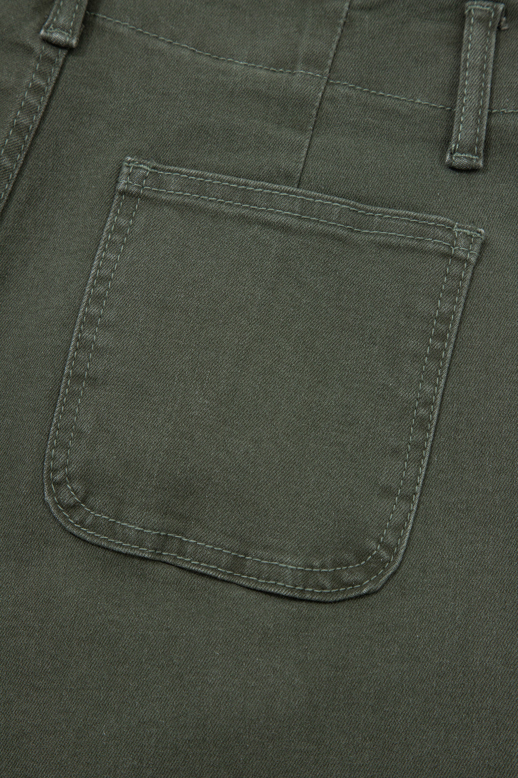 Button High Waist Wide Leg Jeans