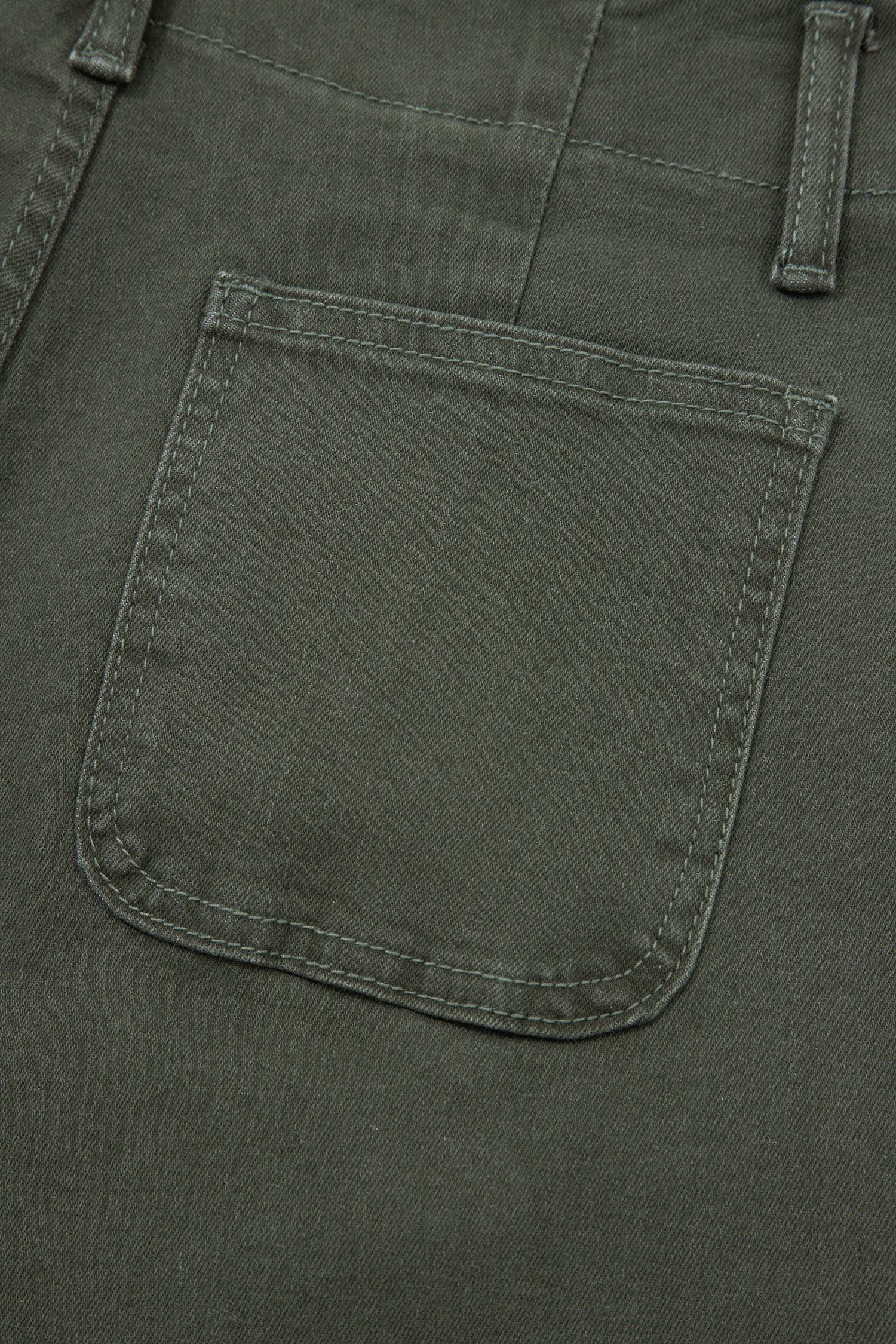 Button High Waist Wide Leg Jeans