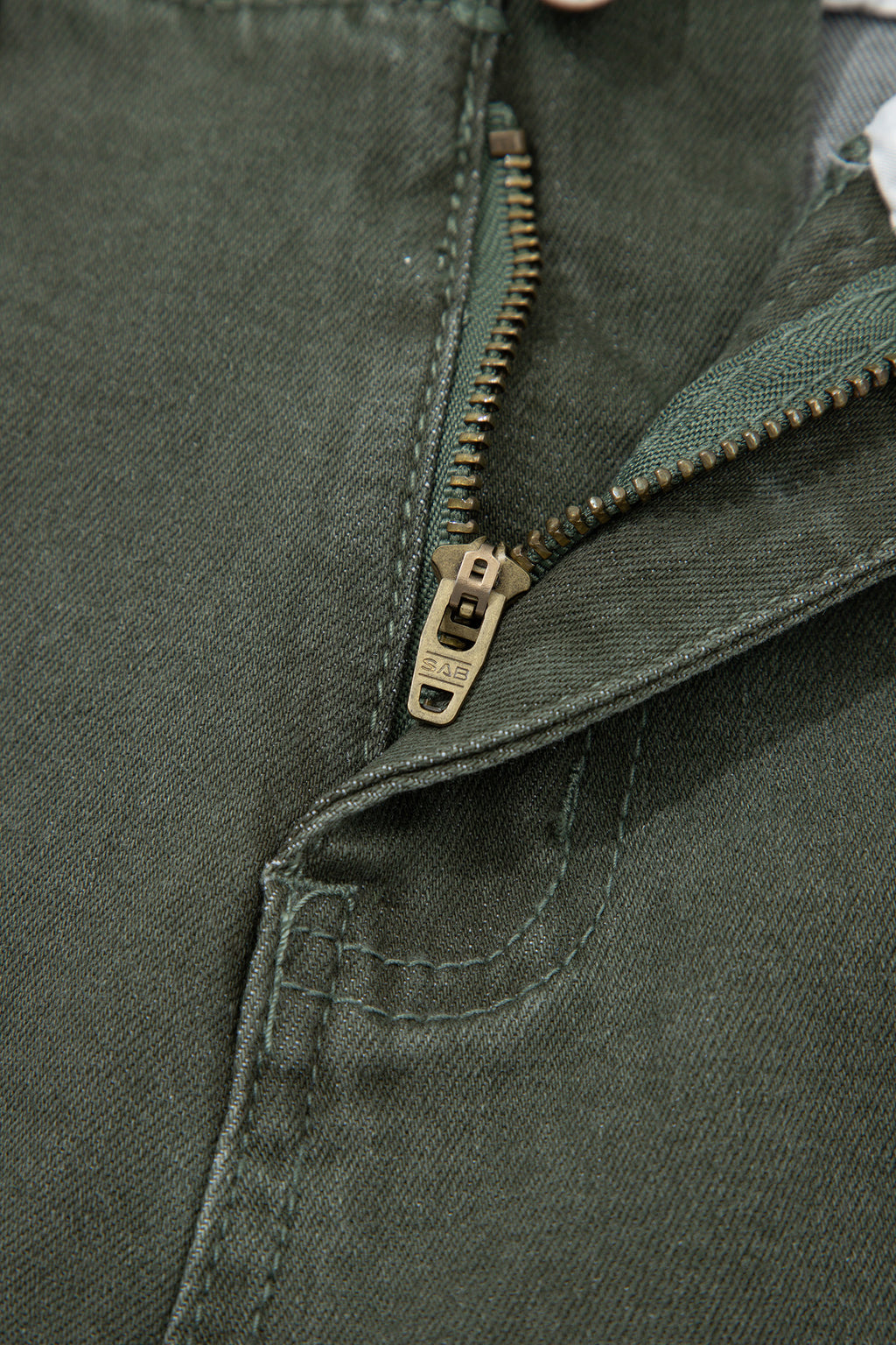 Button High Waist Wide Leg Jeans
