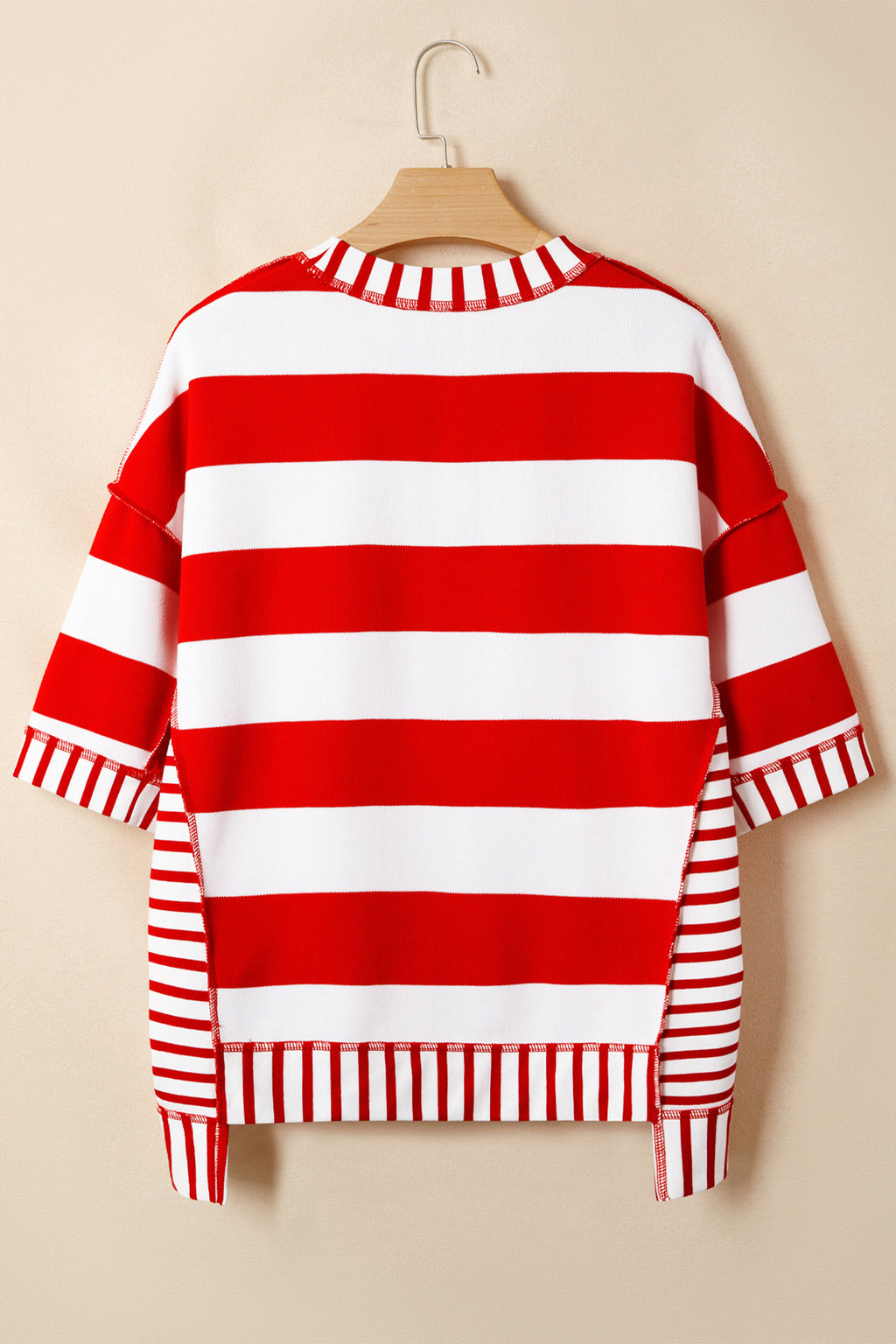 Sequin Bow Patriotic Half Sleeve Top