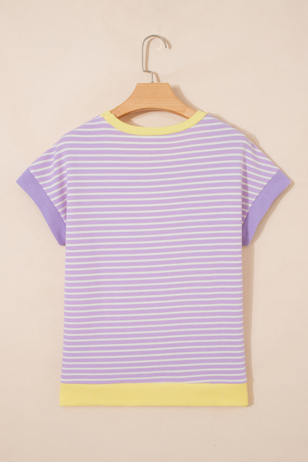 Stripe Purple and Yellow Shirt
