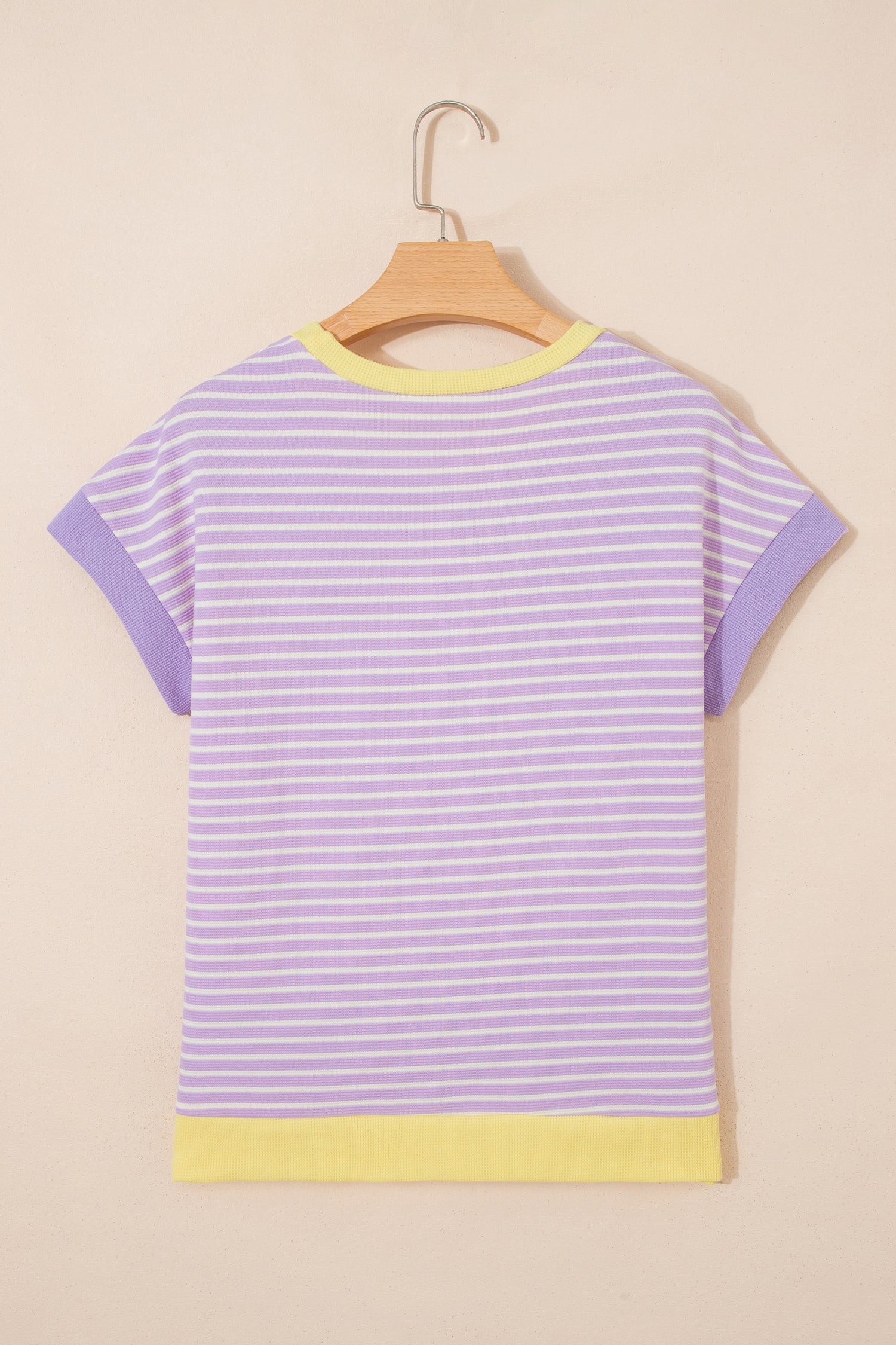 Stripe Purple and Yellow Shirt