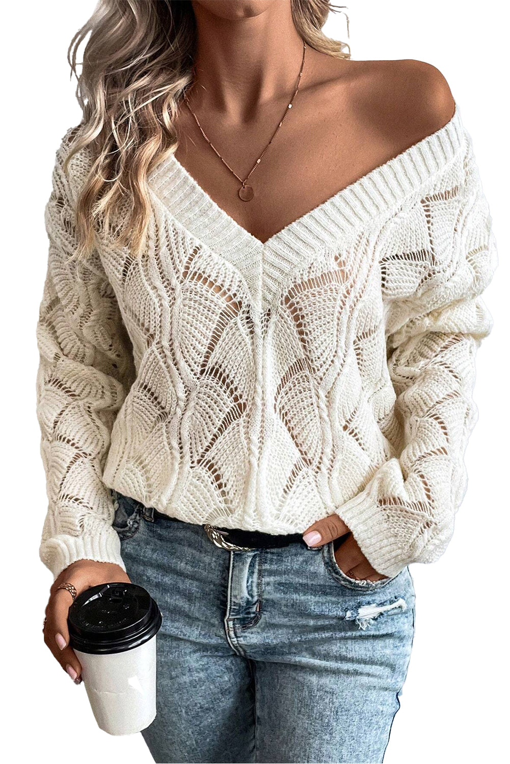 Drop Shoulder Sweater