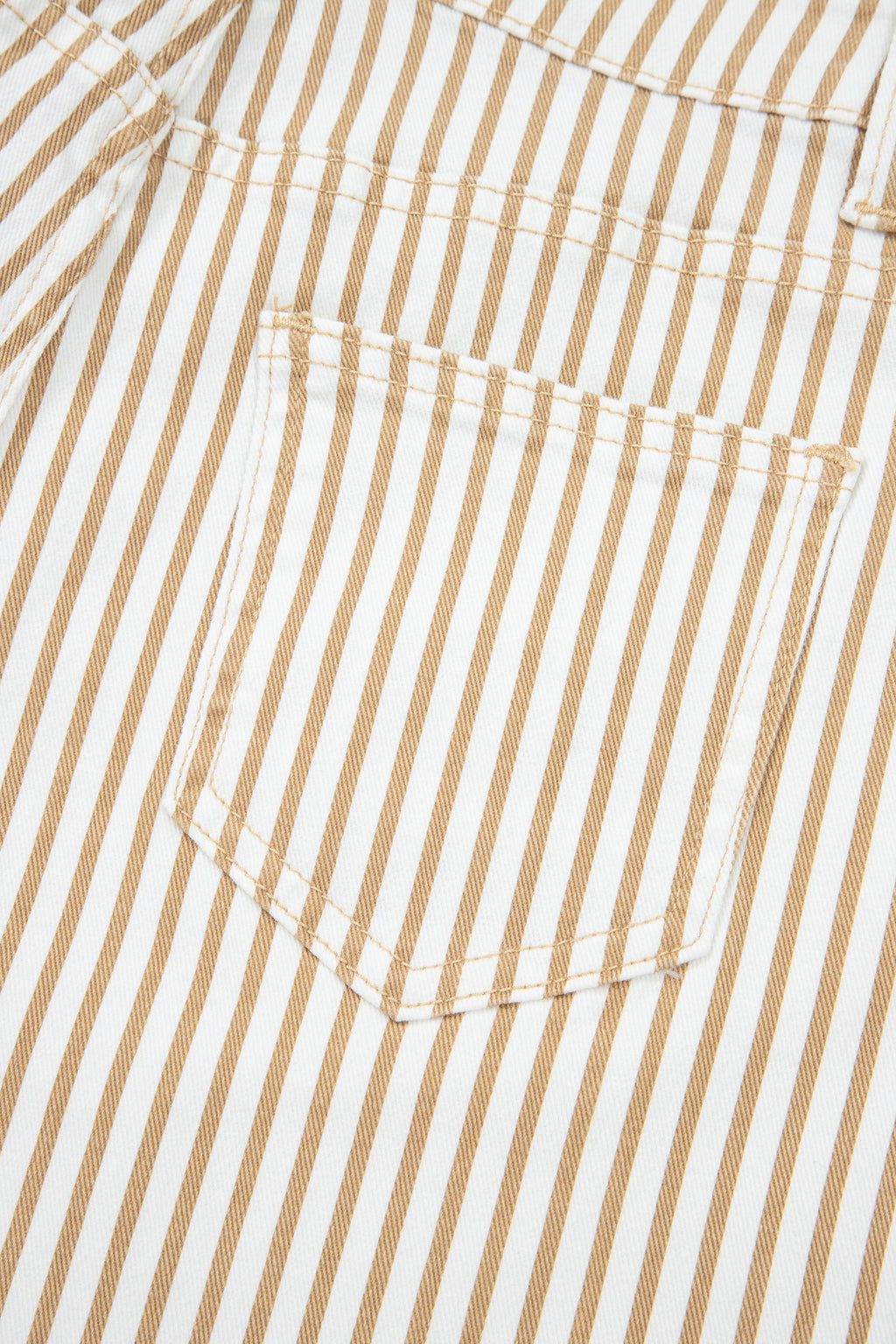 Stripe Casual Barrel Jeans