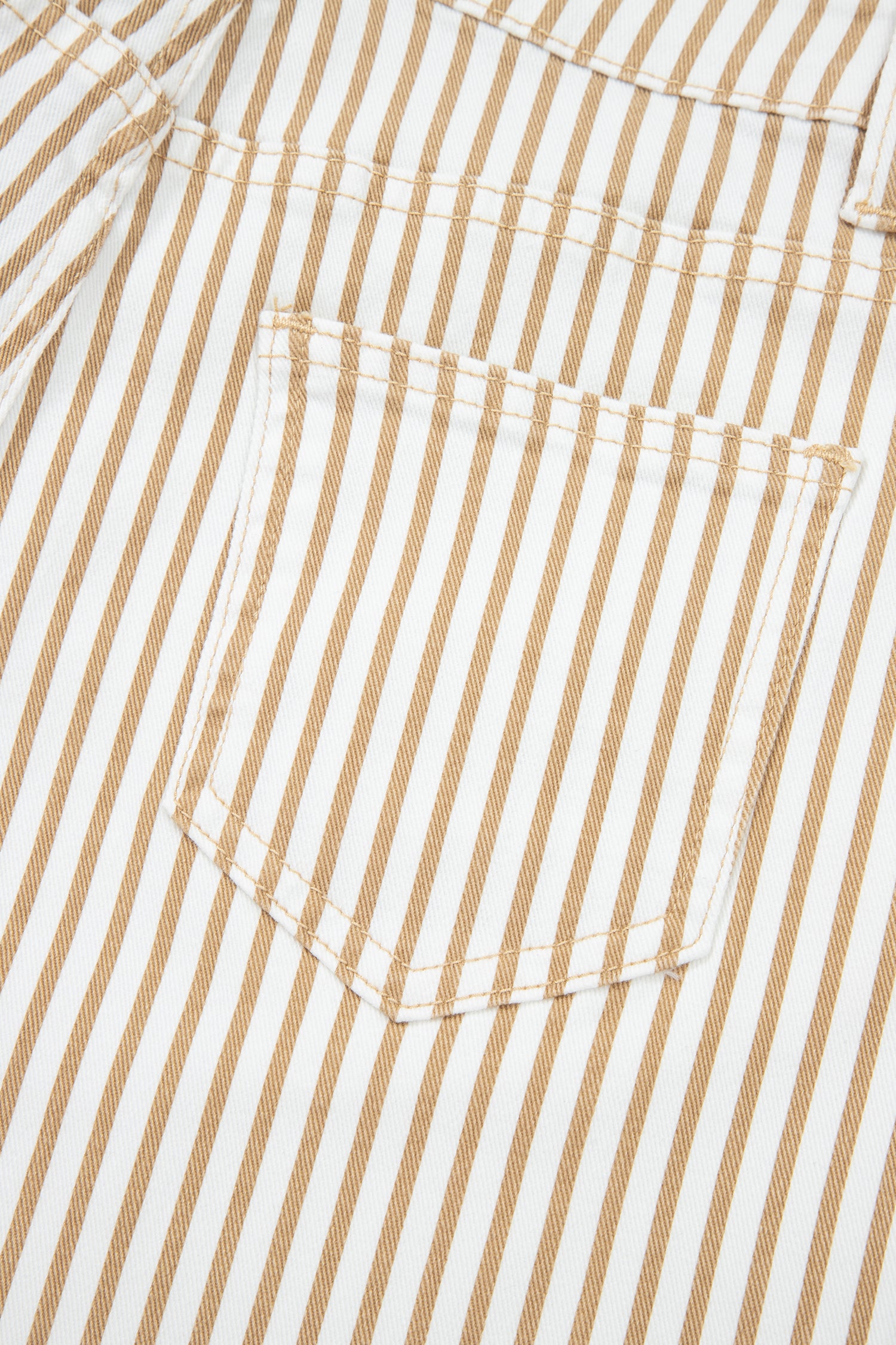 Stripe Casual Barrel Jeans