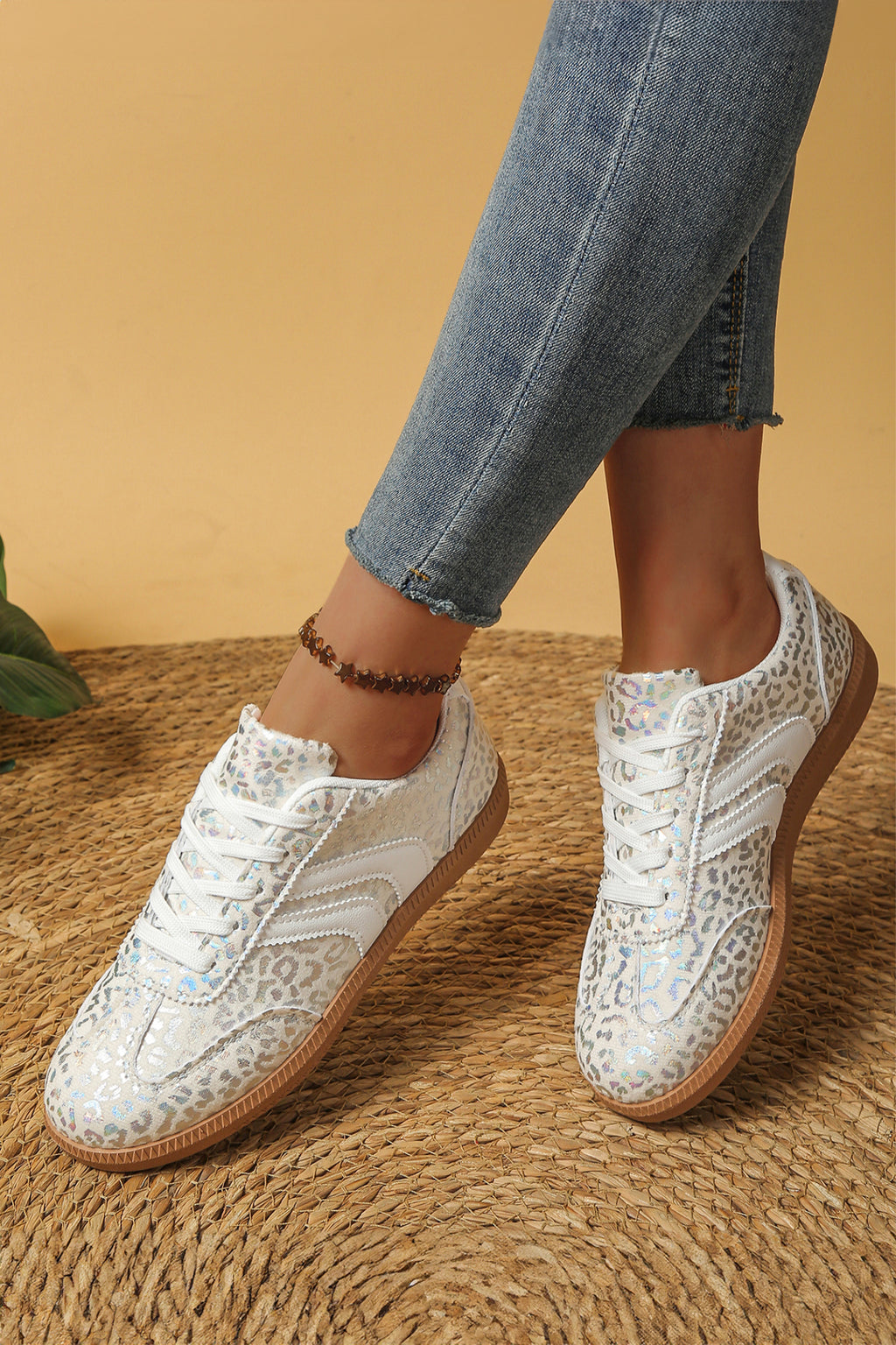 Leopard Printed Sneakers