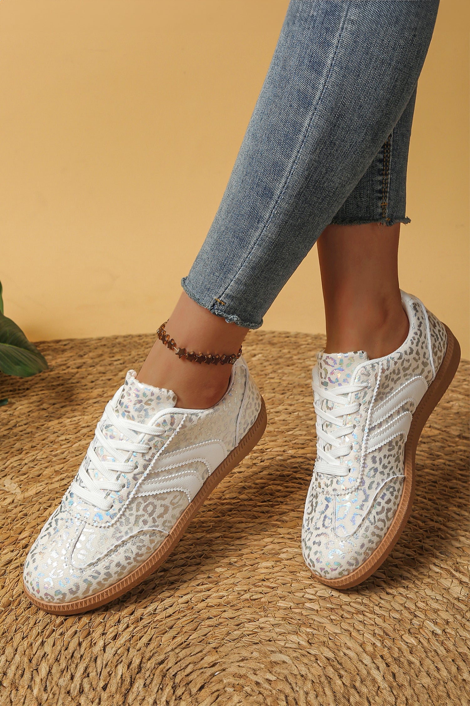 Leopard Printed Sneakers