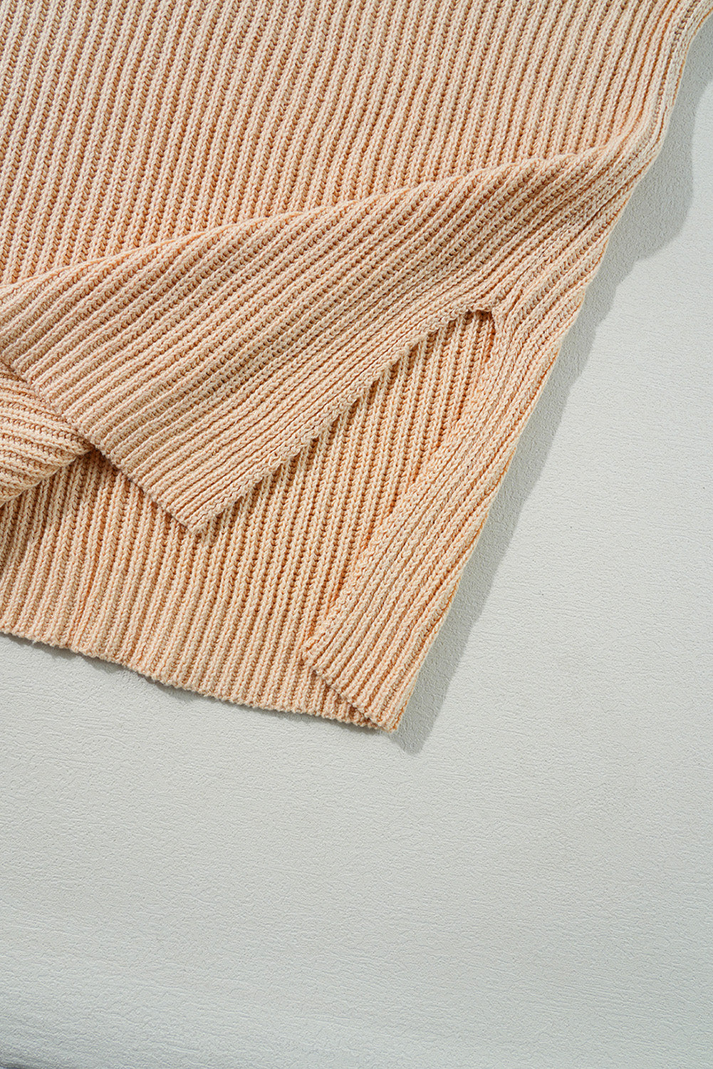 Side Slits Oversized Sweater