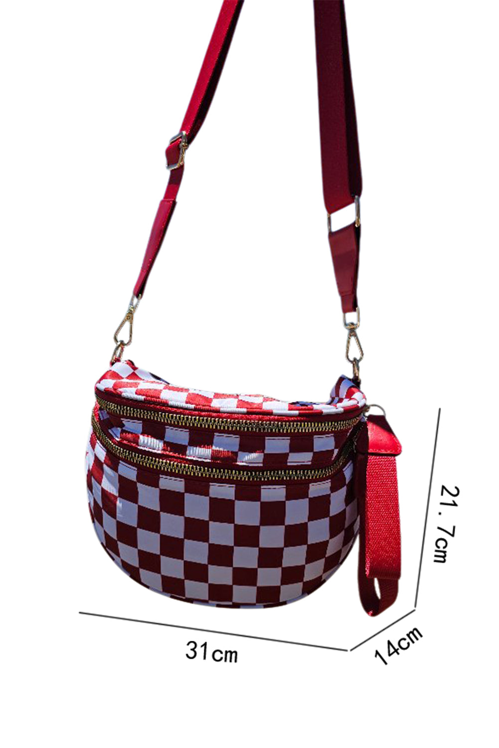 Wide Strap Large Crossbody Bag