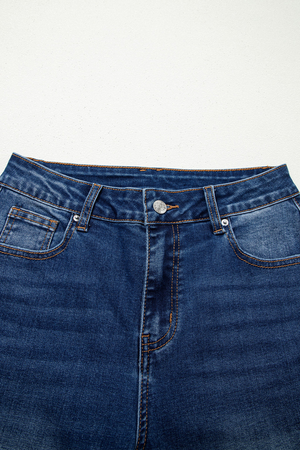 Raw Hem Ankle Length Jeans