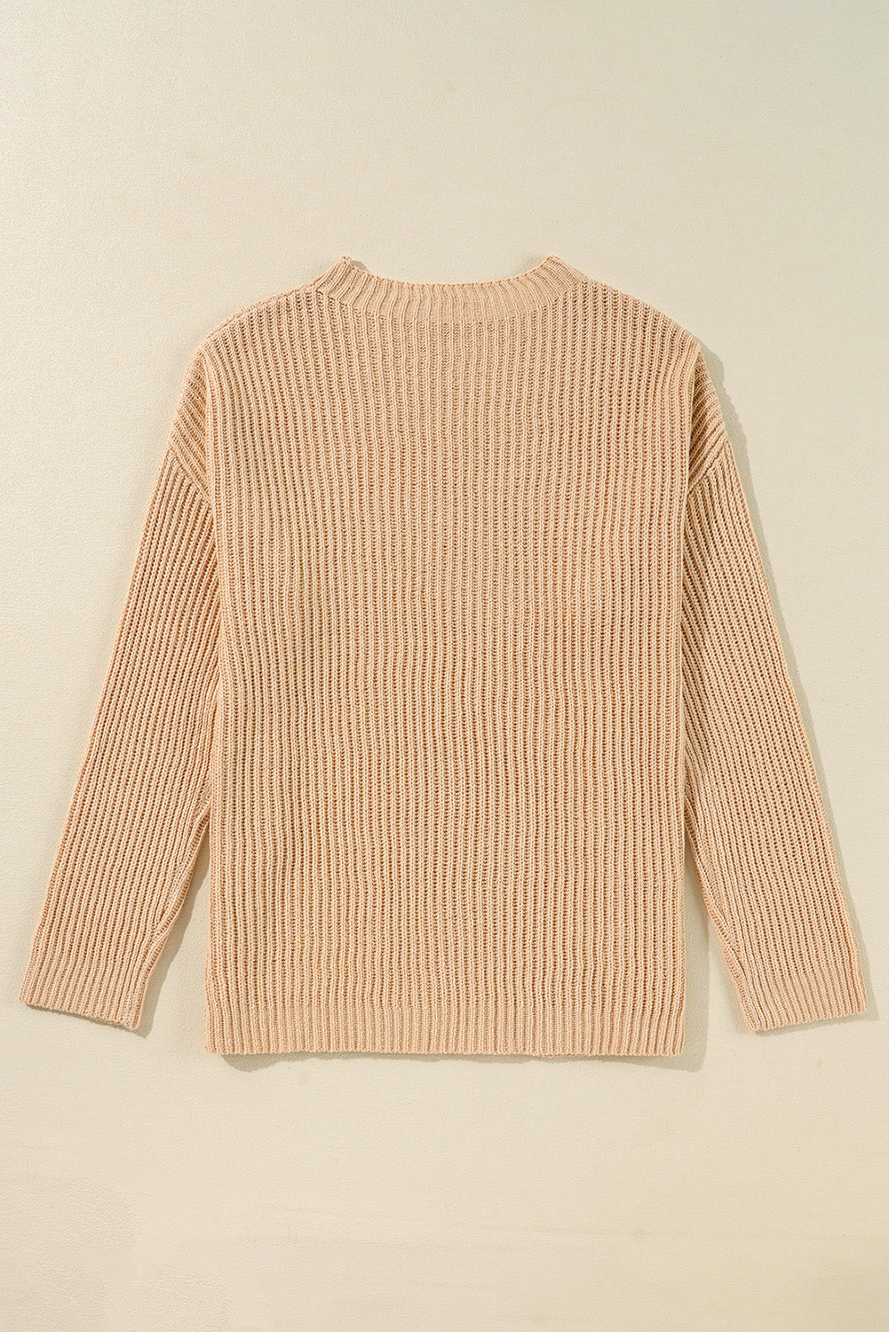 Side Slits Oversized Sweater