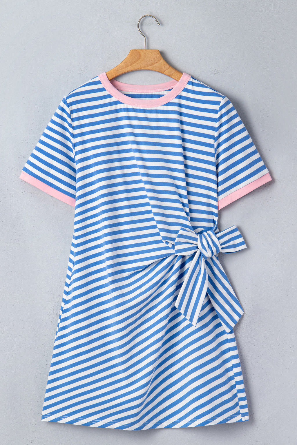 Striped T Shirt Mini Dress