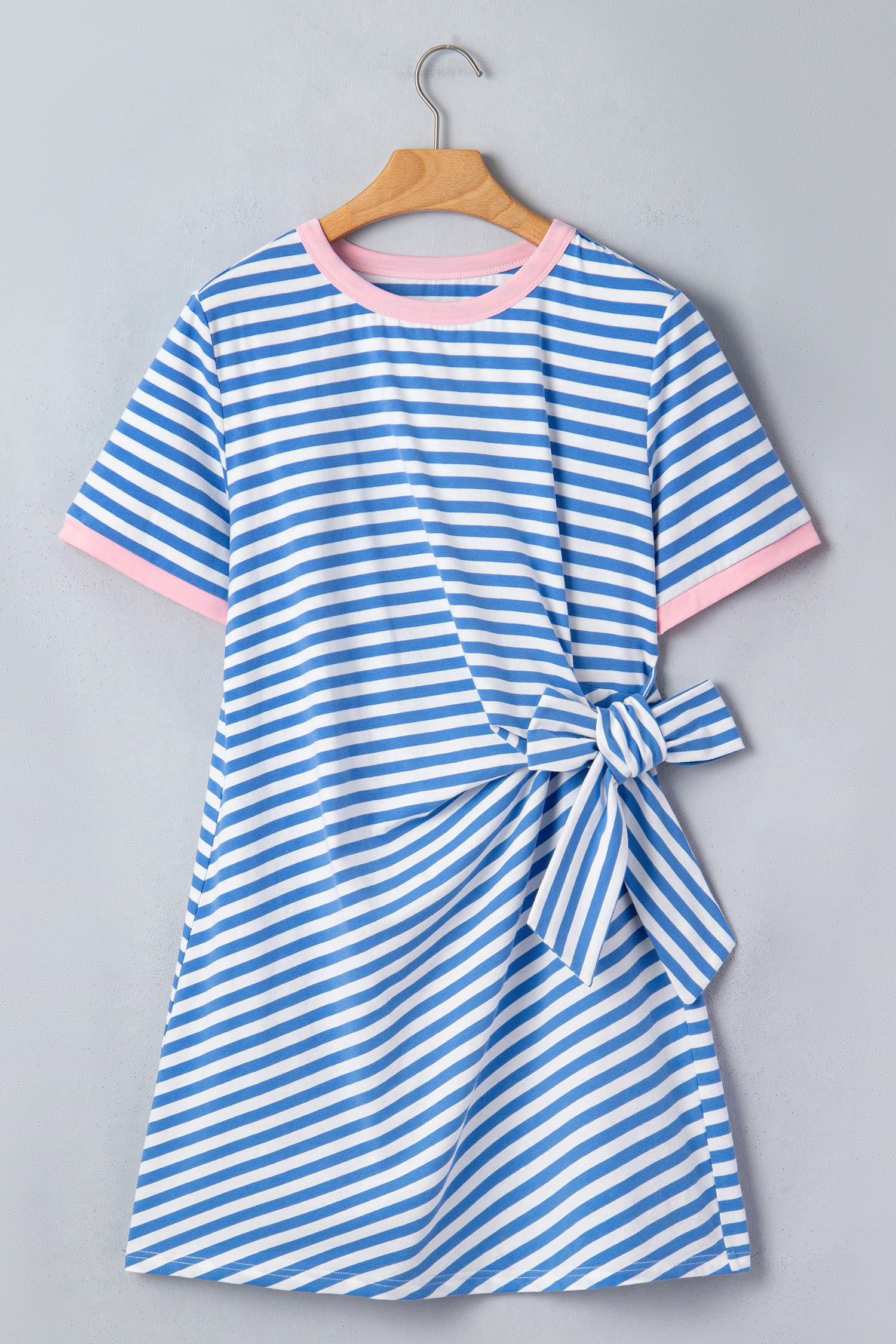 Striped T Shirt Mini Dress