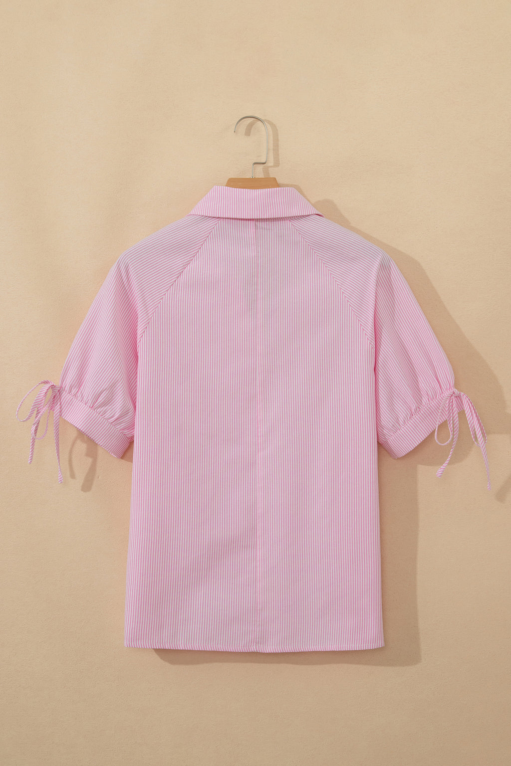 Short Sleeve Striped Blouse