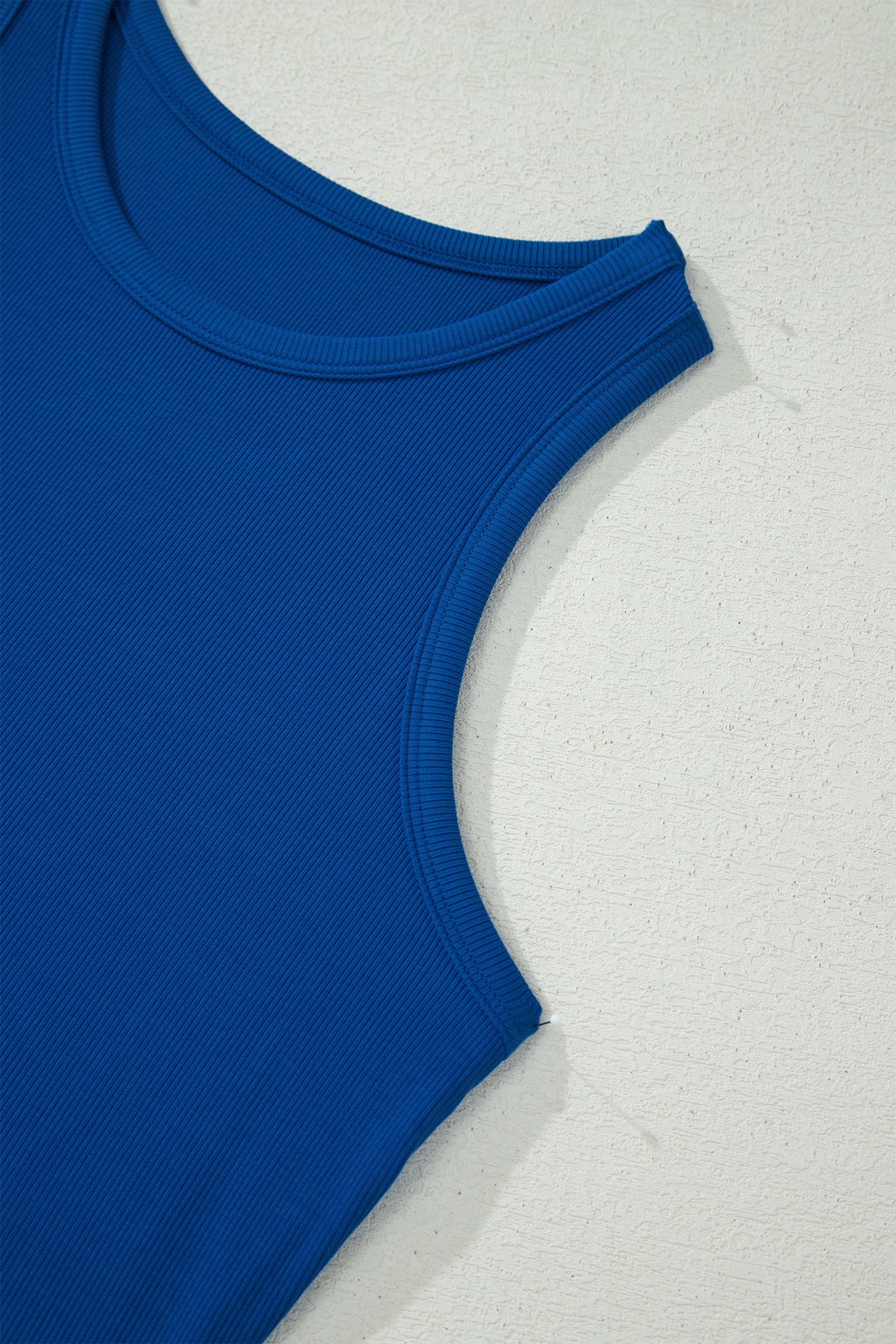 Ribbed Slim Tank Shorts Set