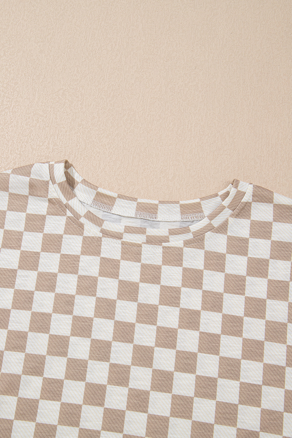 Checkerboard T Shirt &  Skort Set