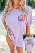 CRABBY Beach Day Graphic T Shirt