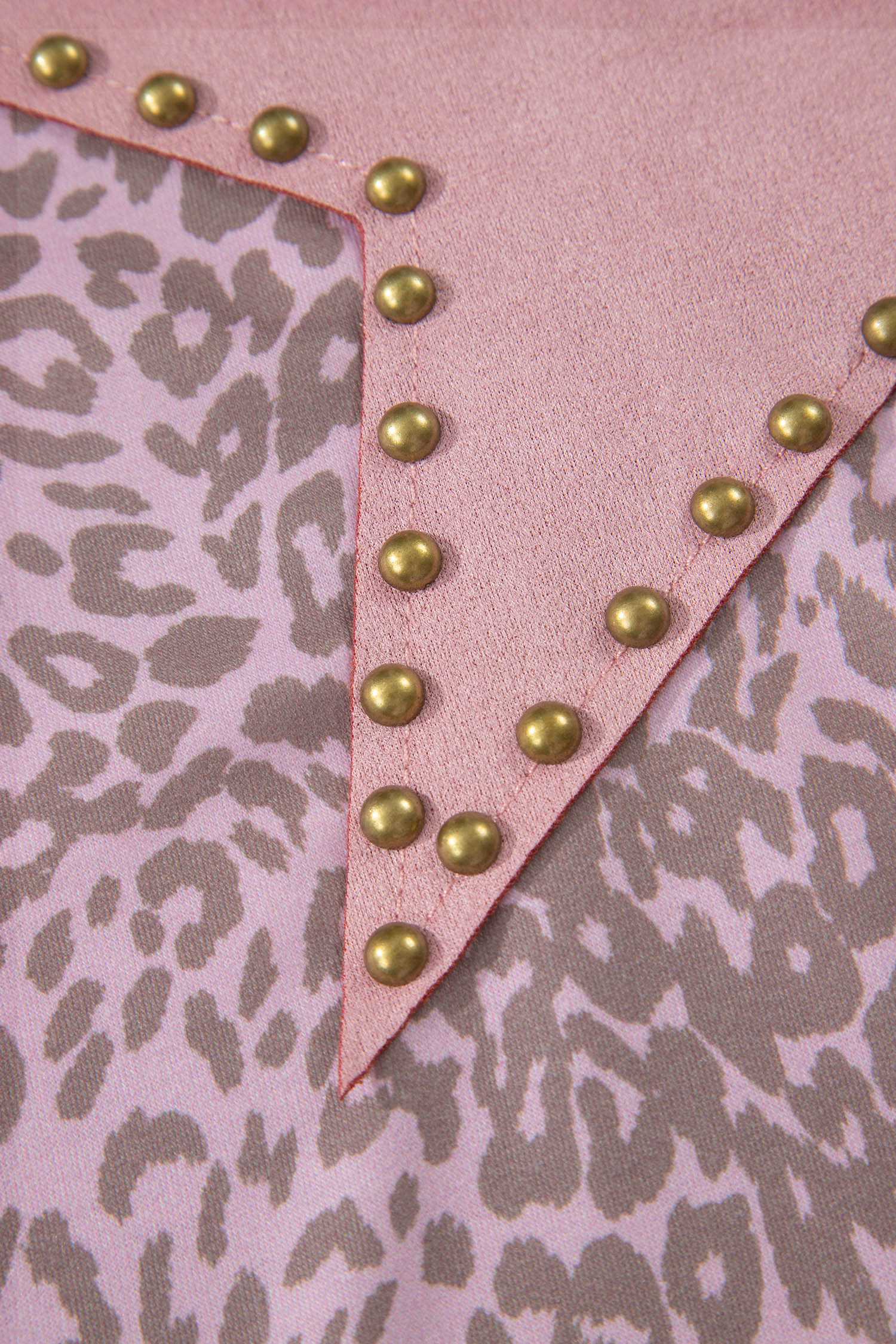 Leopard Retro Studded Star Loose Tee