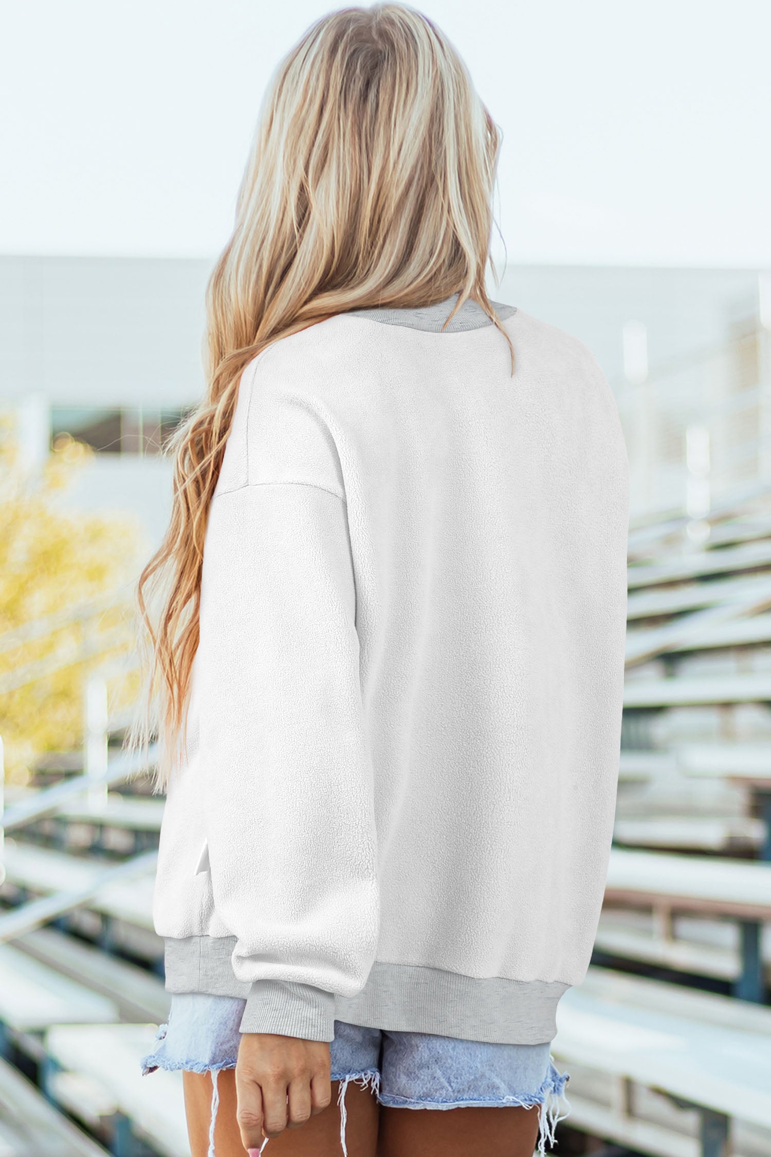 ARKANSAS/AR Mock Neck Reversible Sweatshirt