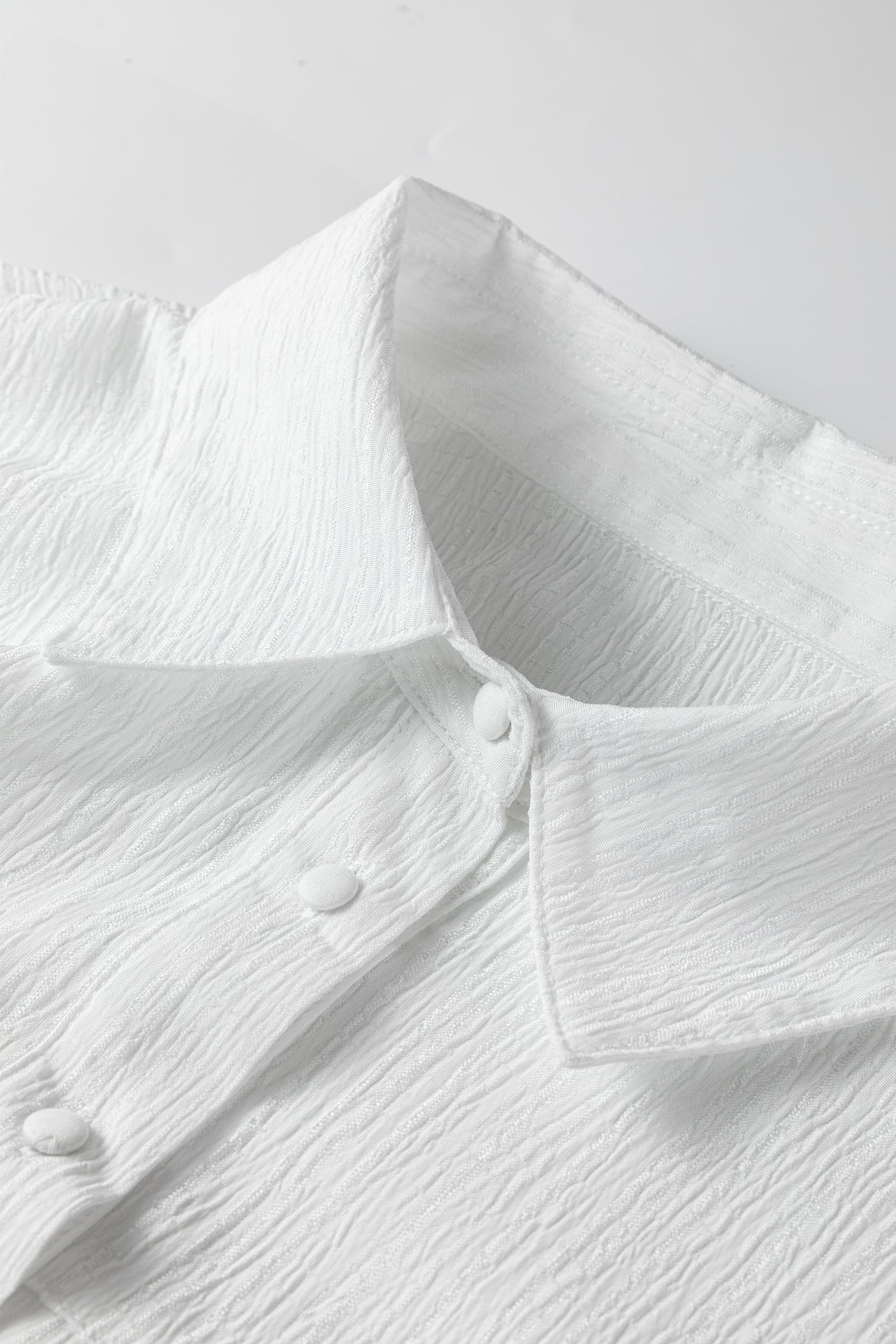 Lantern Sleeve Button Down Shirt