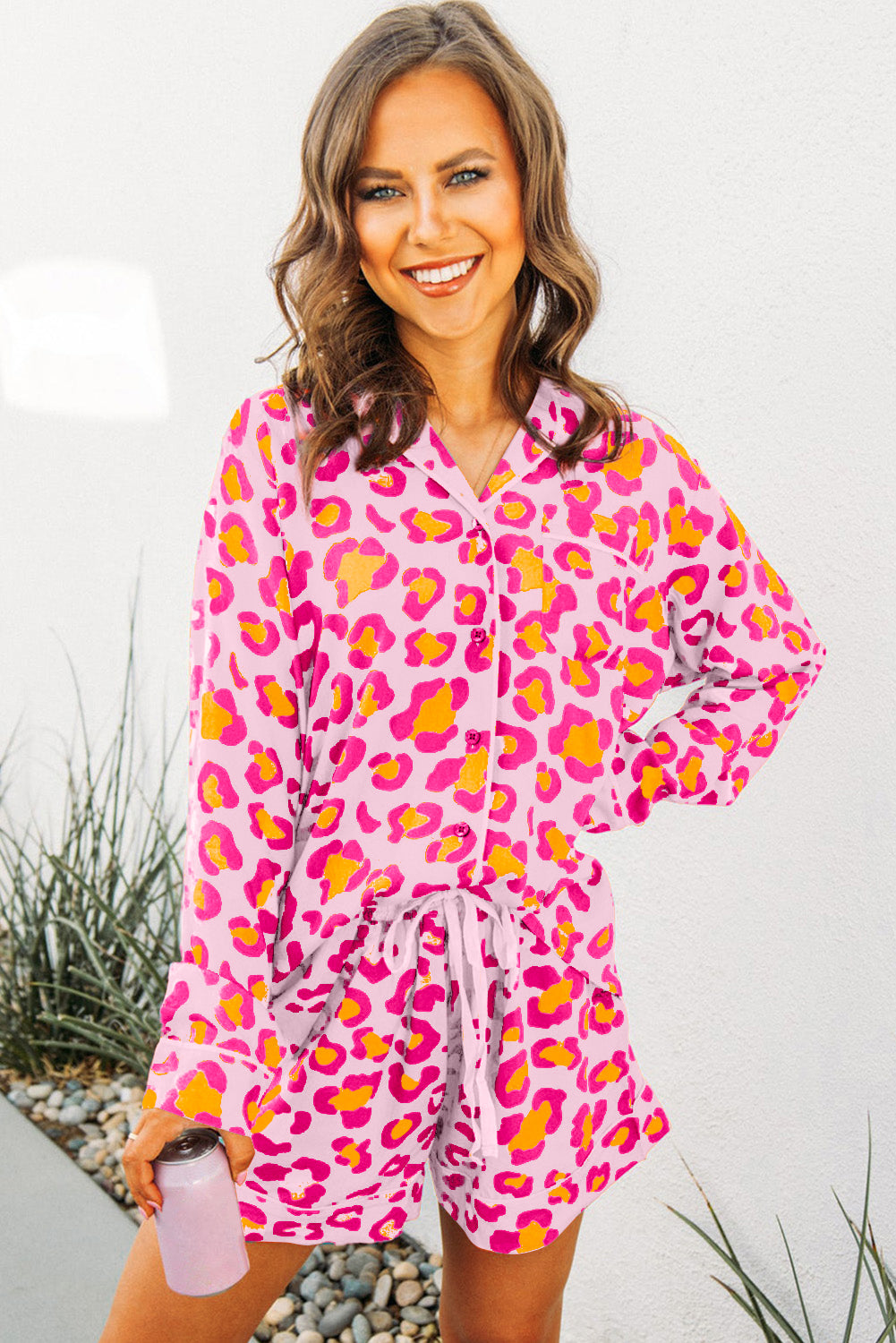 Leopard Pajama Set