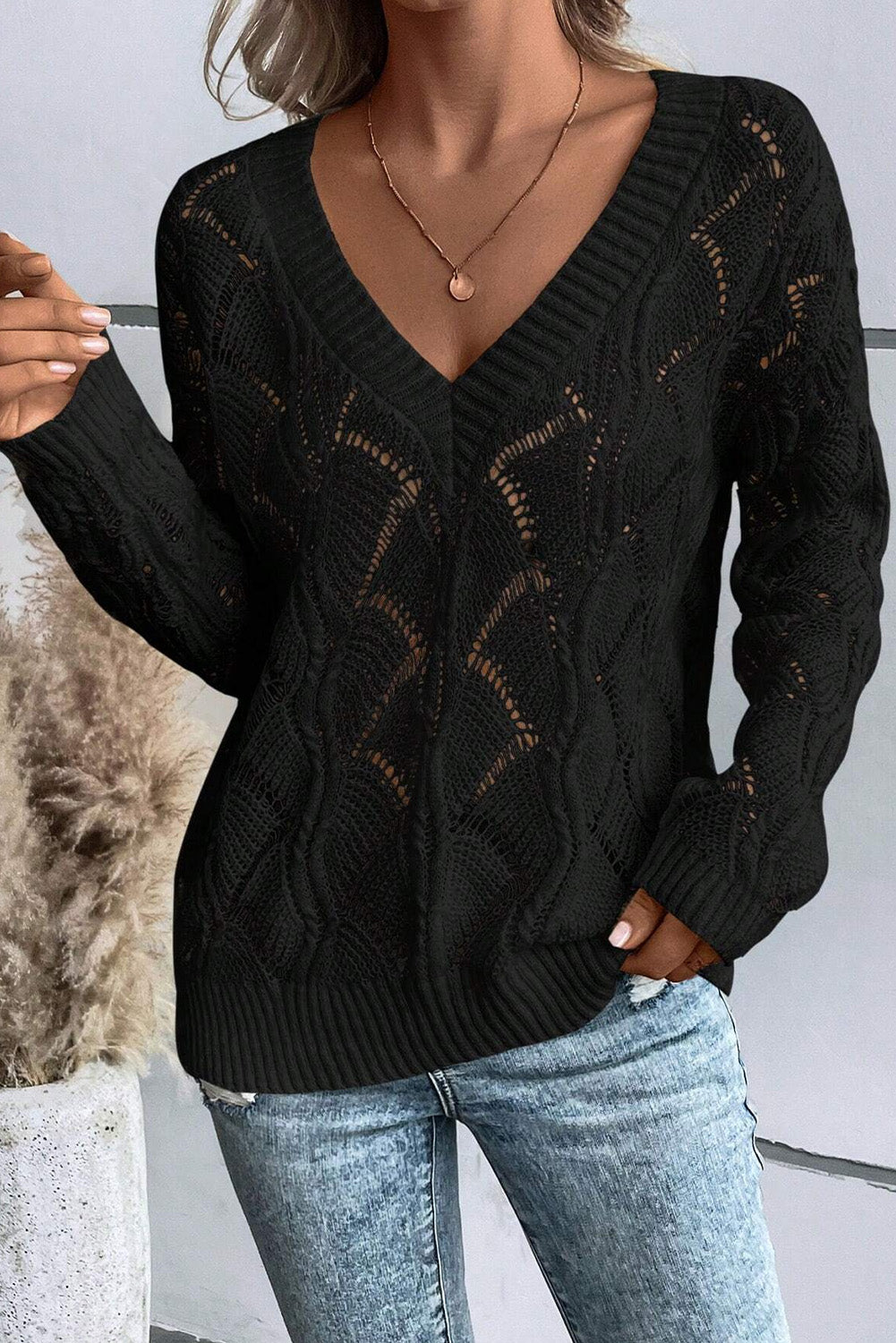 Drop Shoulder Sweater