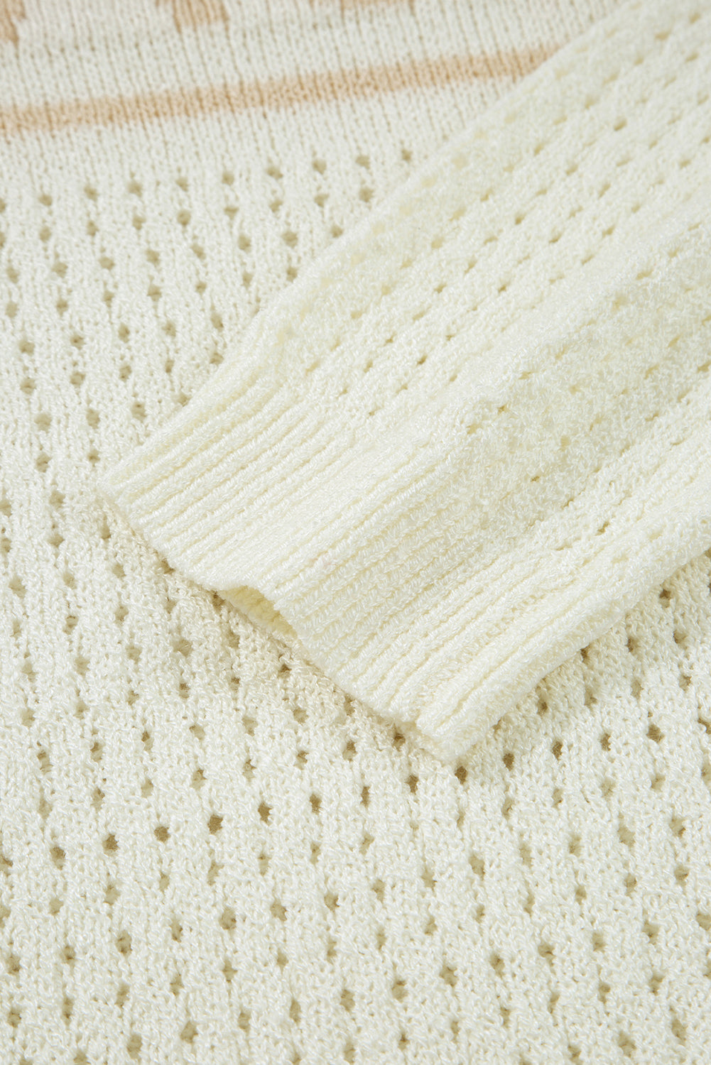 BEACH Hollow Out Knitted Lightweight Sweater