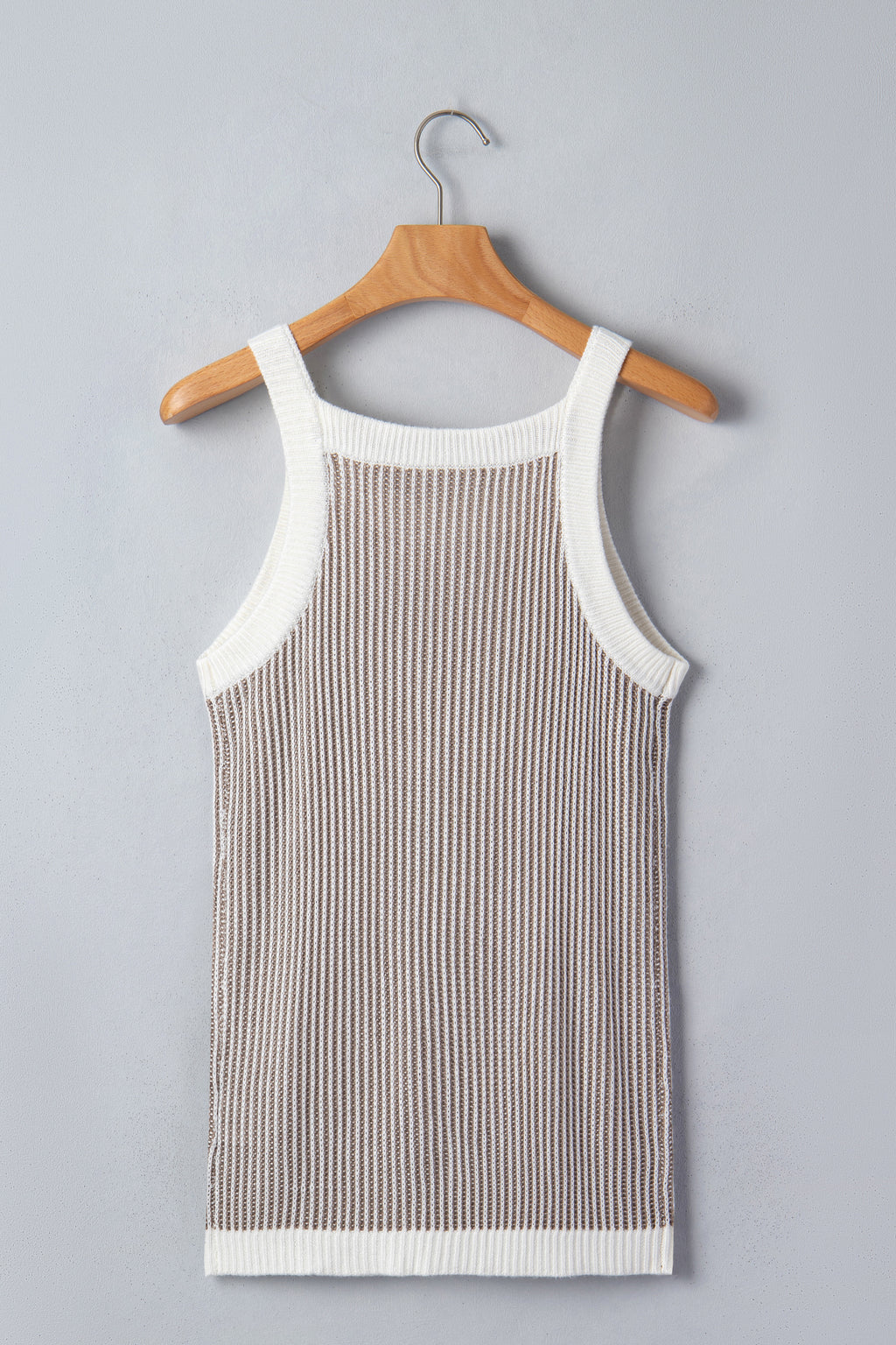 Ribbed Knit Sweater Tank Top
