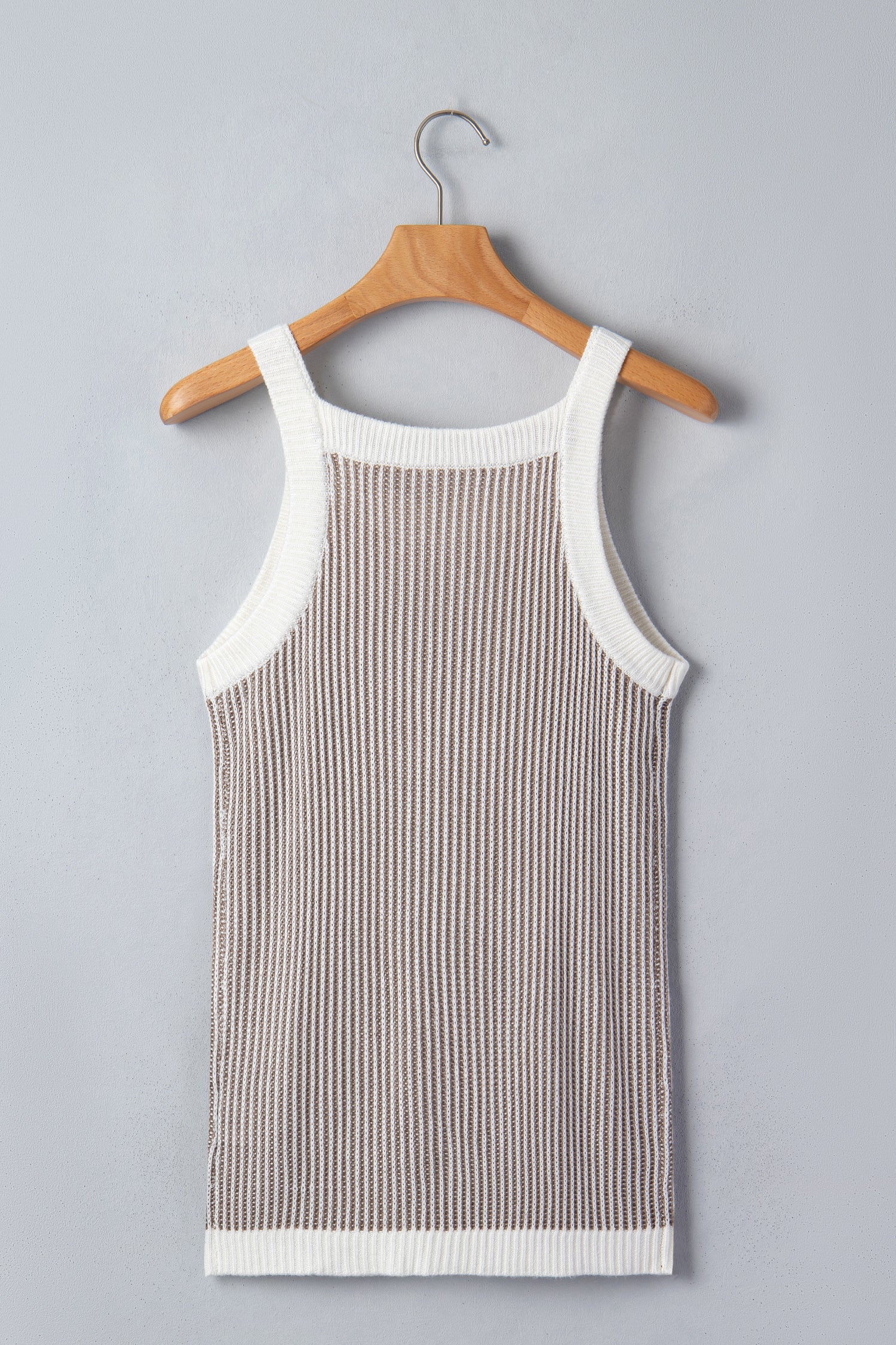Ribbed Knit Sweater Tank Top