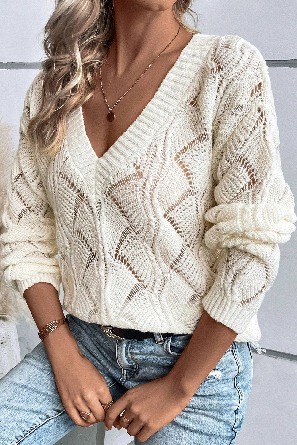 Drop Shoulder Sweater