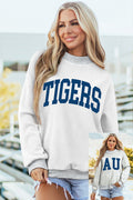 AU/TIGERS Reversible Mock Neck Sweatshirt