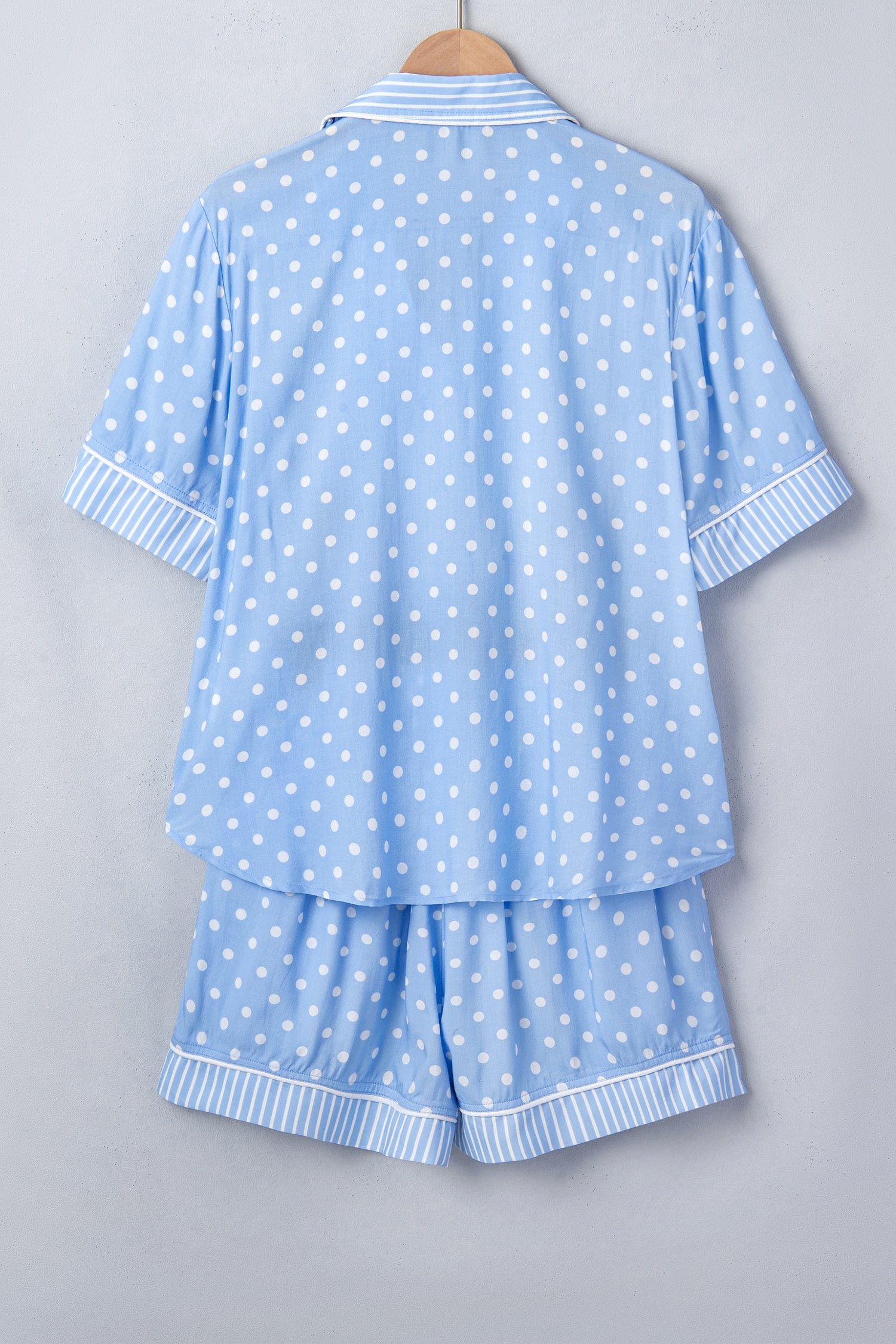 Dotted Print Soft Short Pajama Set