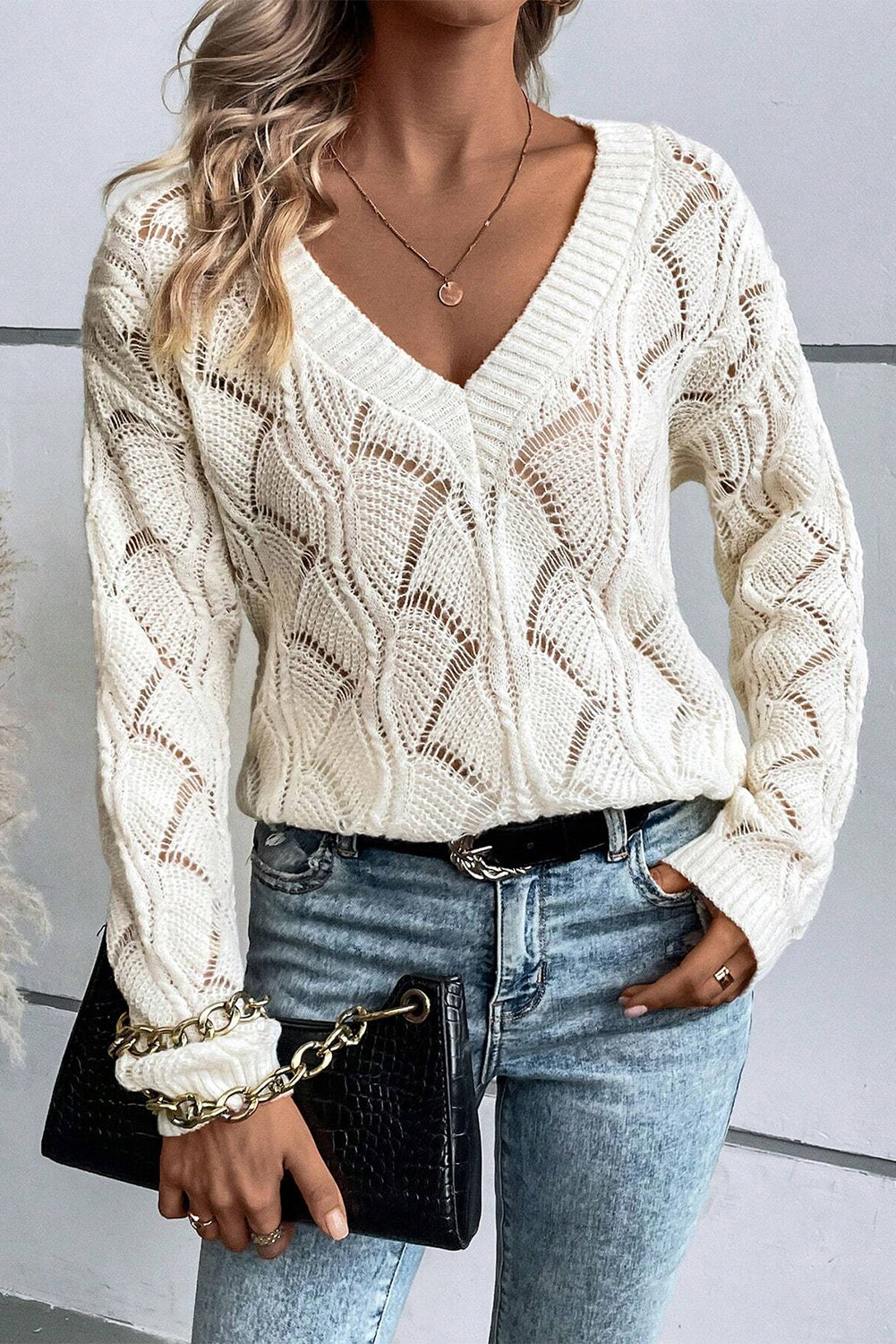 Drop Shoulder Sweater