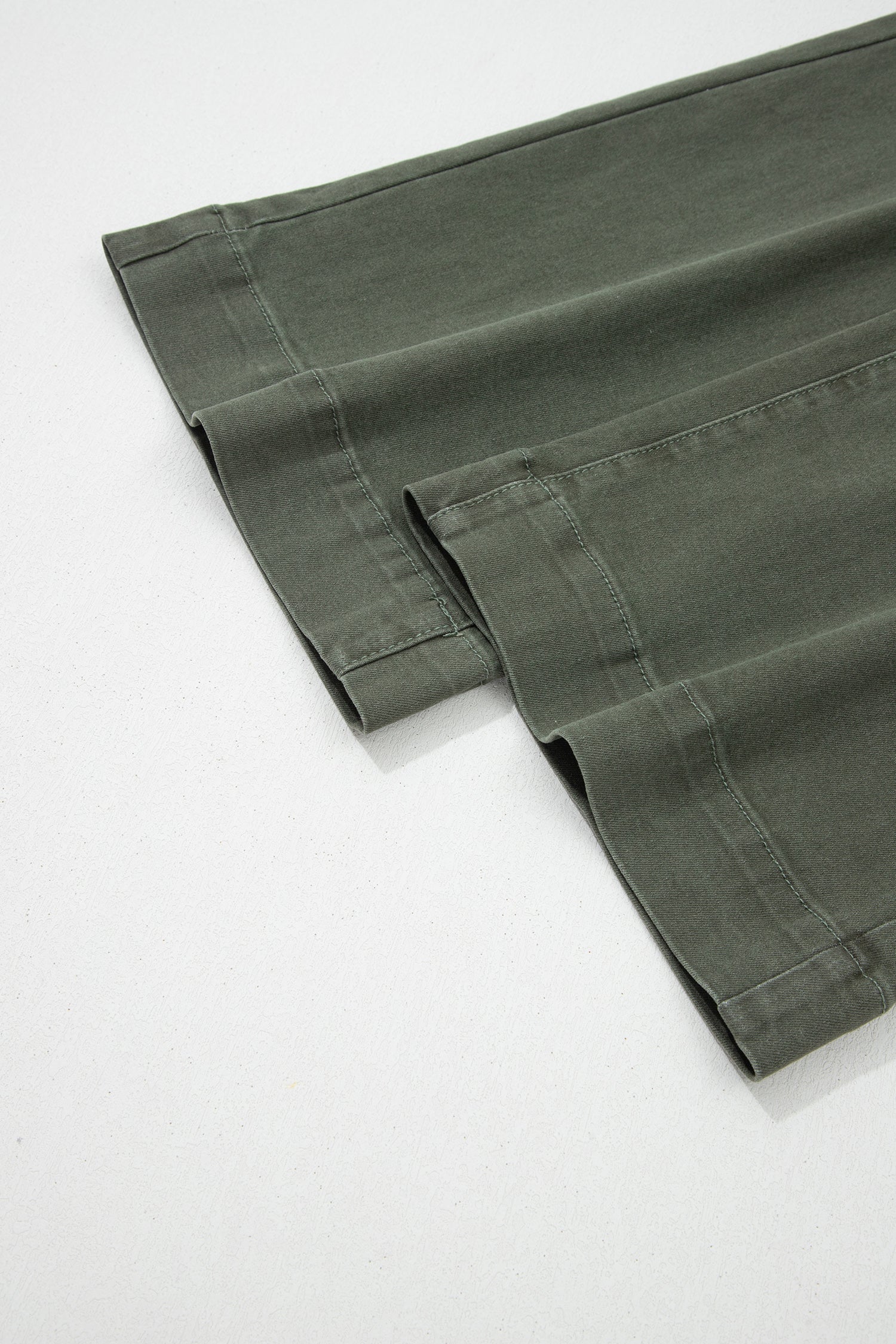 Button High Waist Wide Leg Jeans