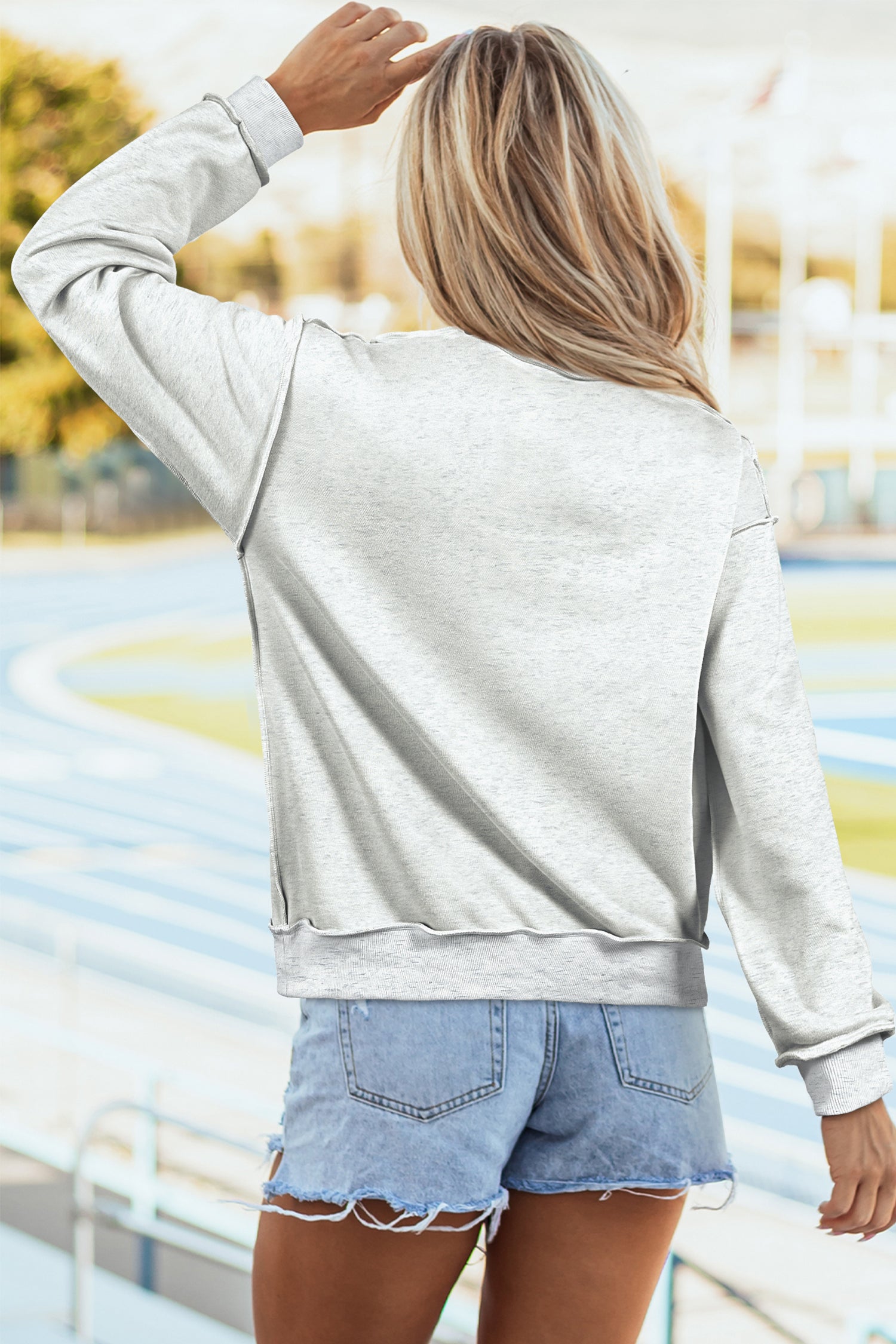 AU/TIGERS Reversible Mock Neck Sweatshirt