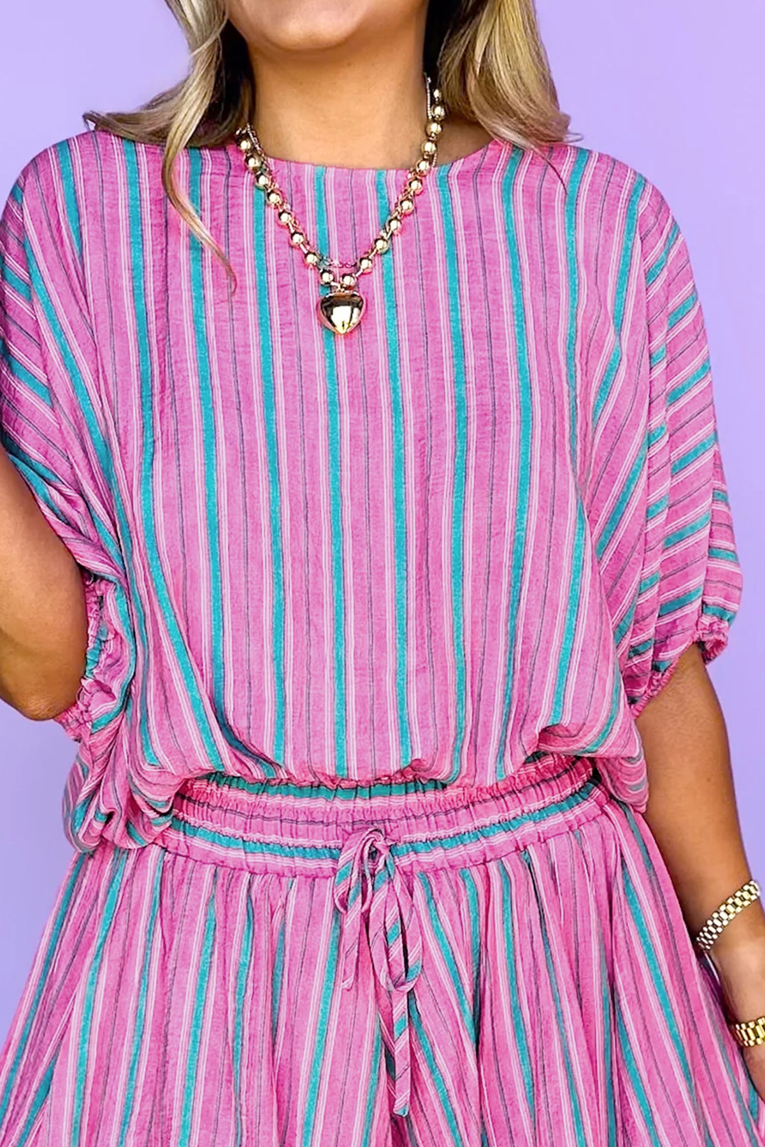 Short Sleeve Loose Short Set