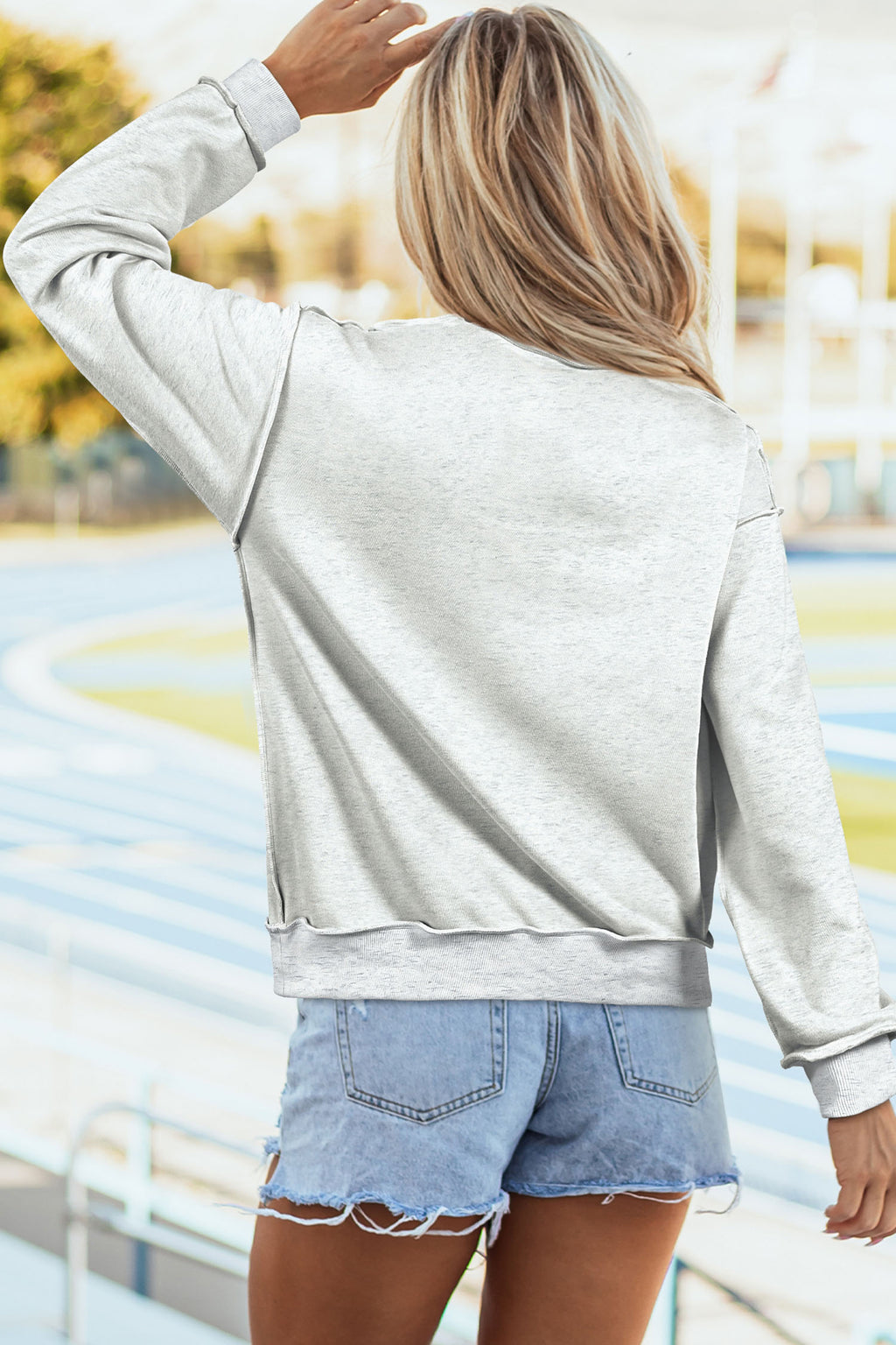 OHIO Mock Neck Reversible Sweatshirt
