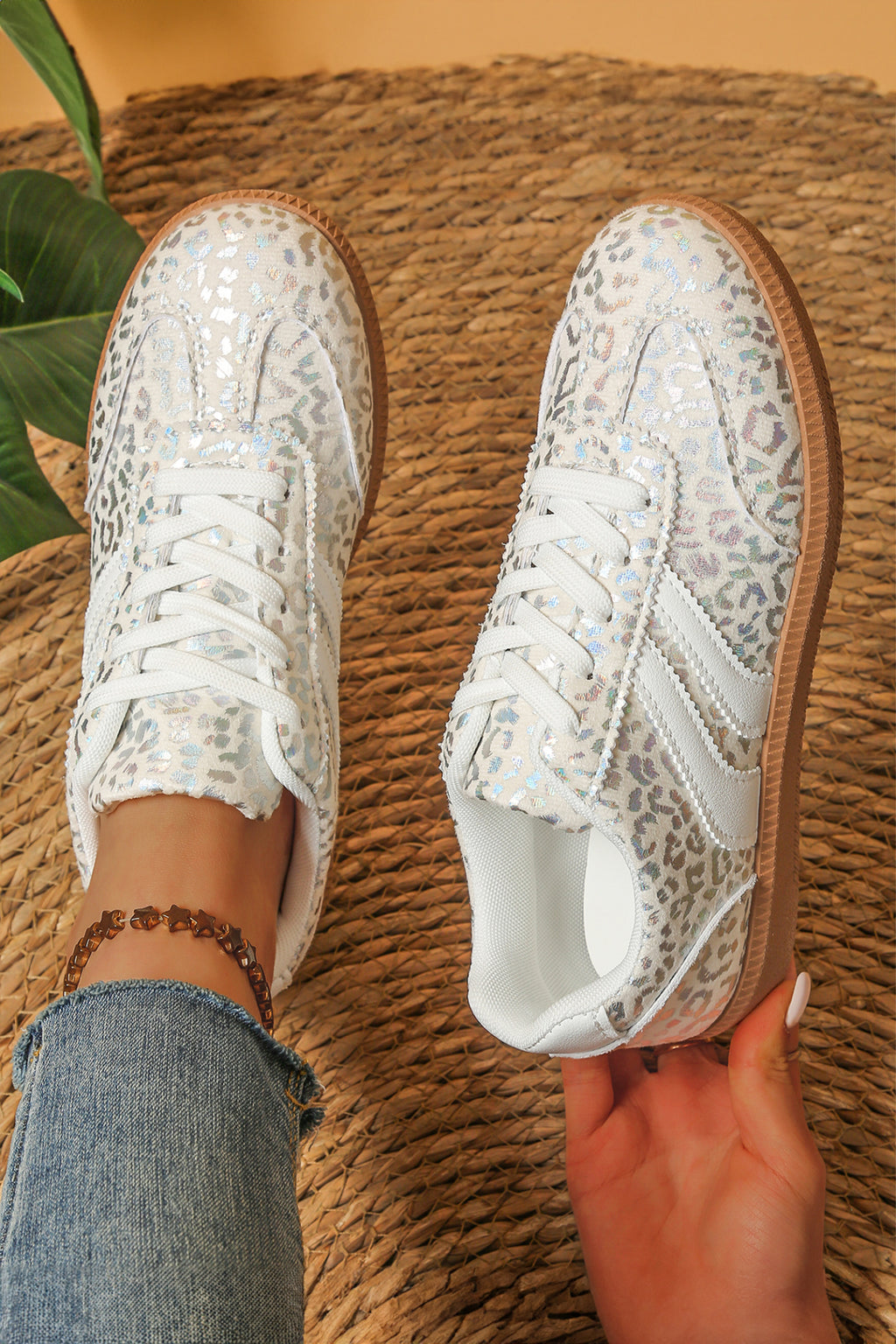 Leopard Printed Sneakers