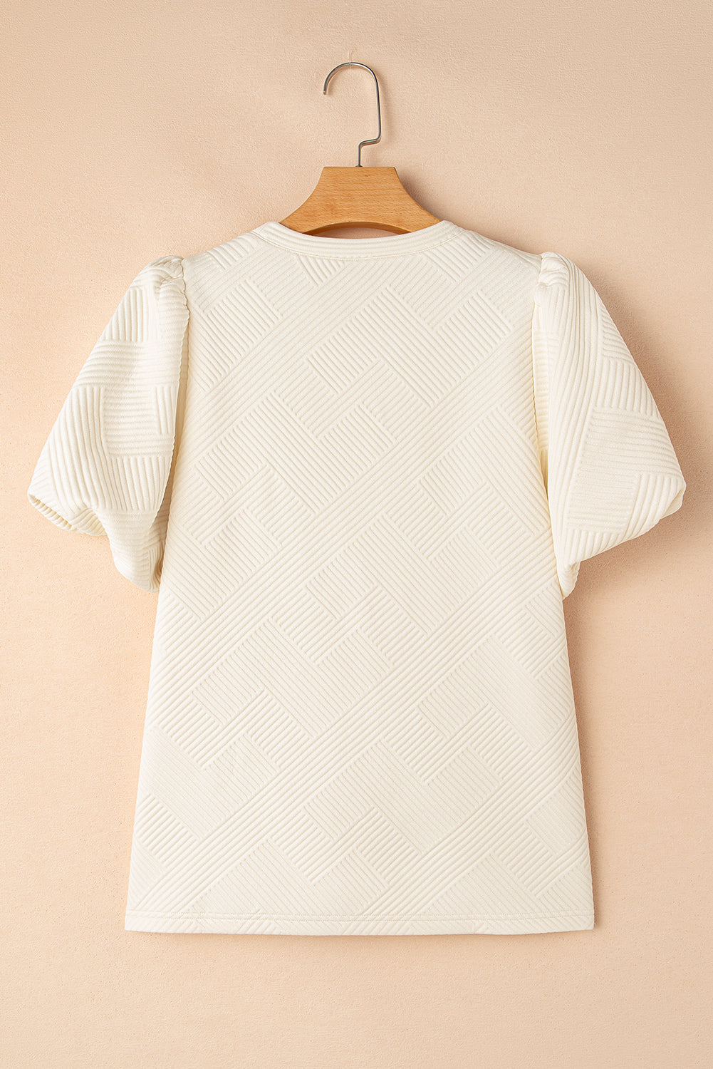Textured Puff Sleeve Top