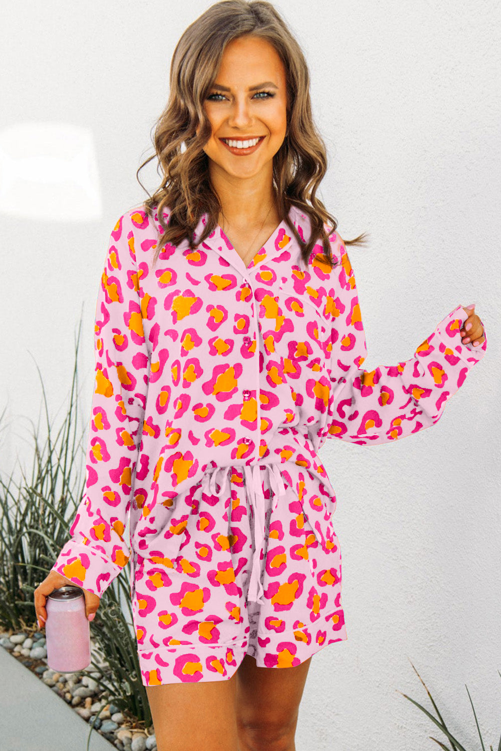 Leopard Pajama Set