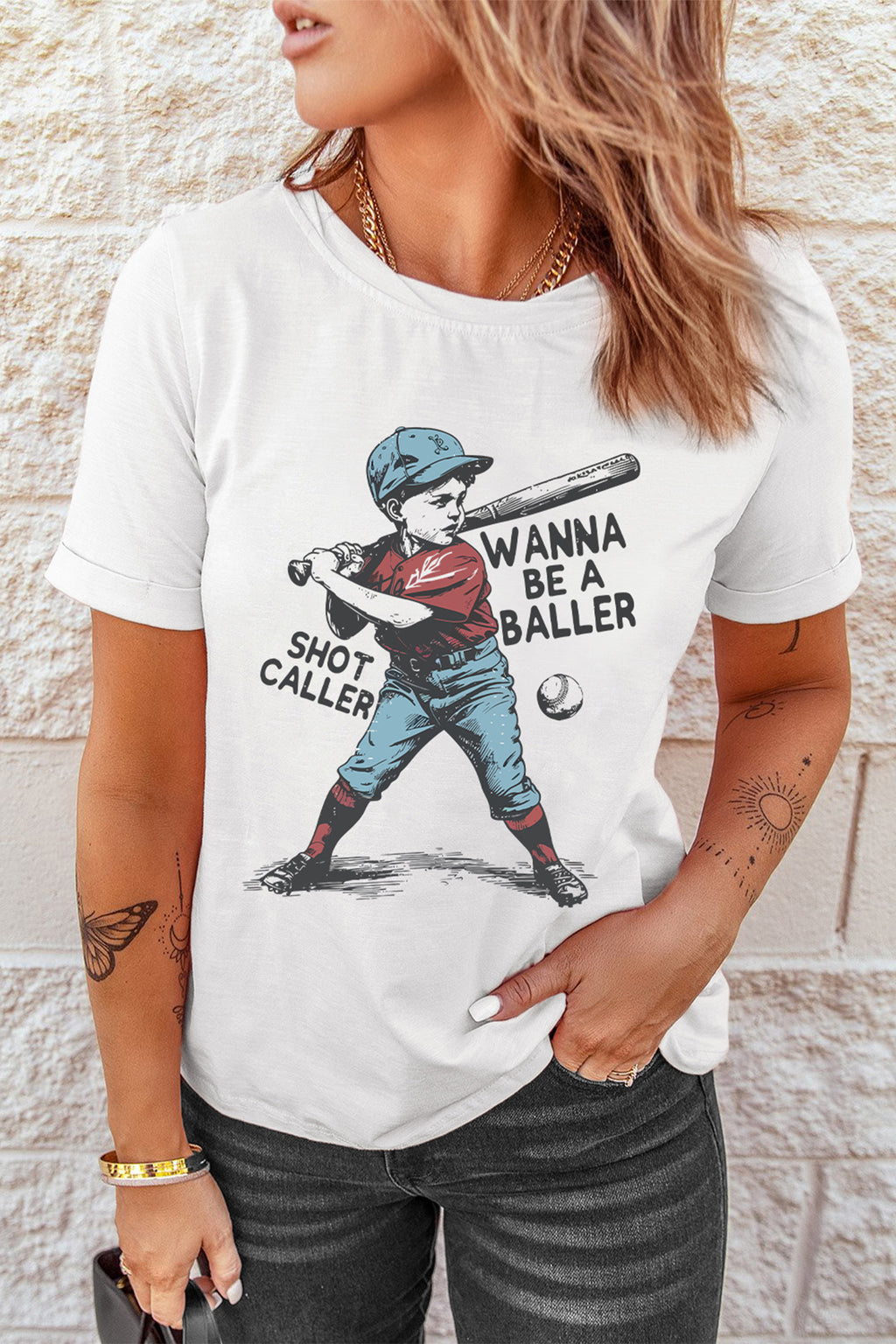 SHOT CALLER WANNA BE A BALLER  Tee