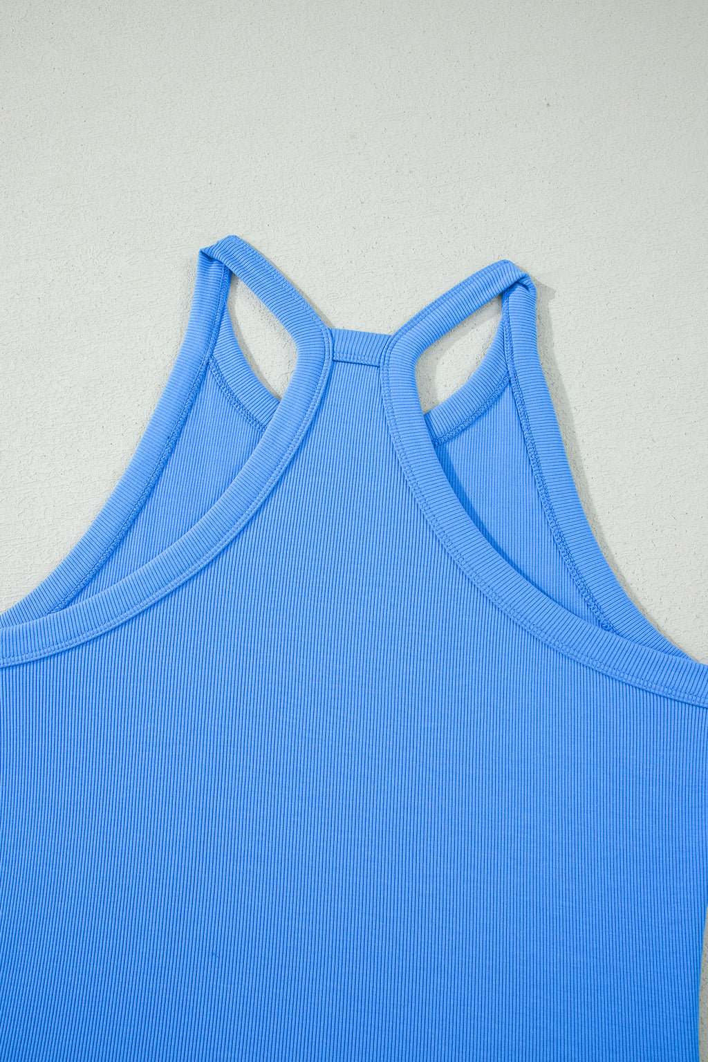 Tank Top Elastic High Waist Shorts 2pcs Outfit