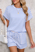 Short Sleeve Top and Pocket Shorts Set