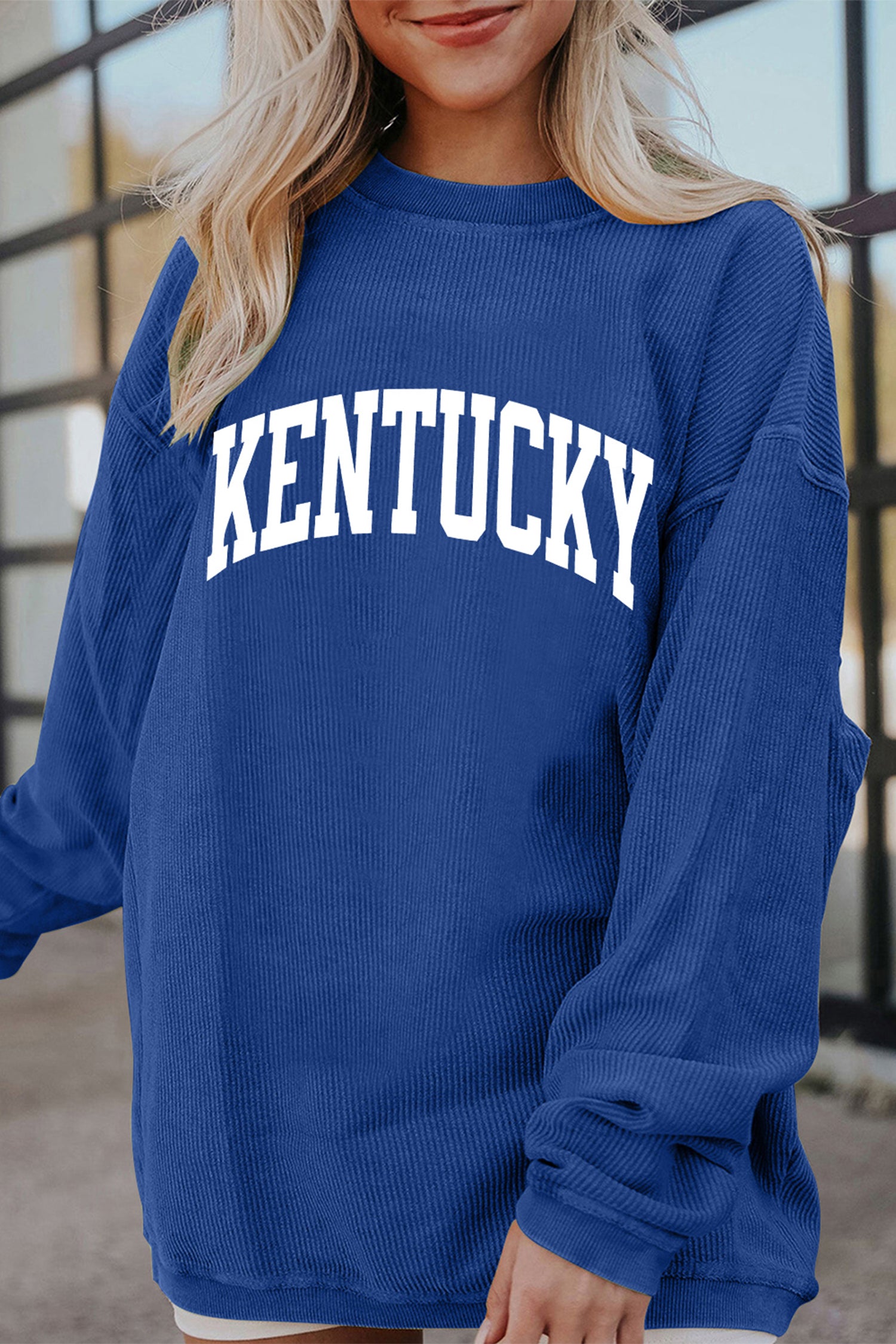 KENTUCKY/ Leopard KY Printed Sweatshirt
