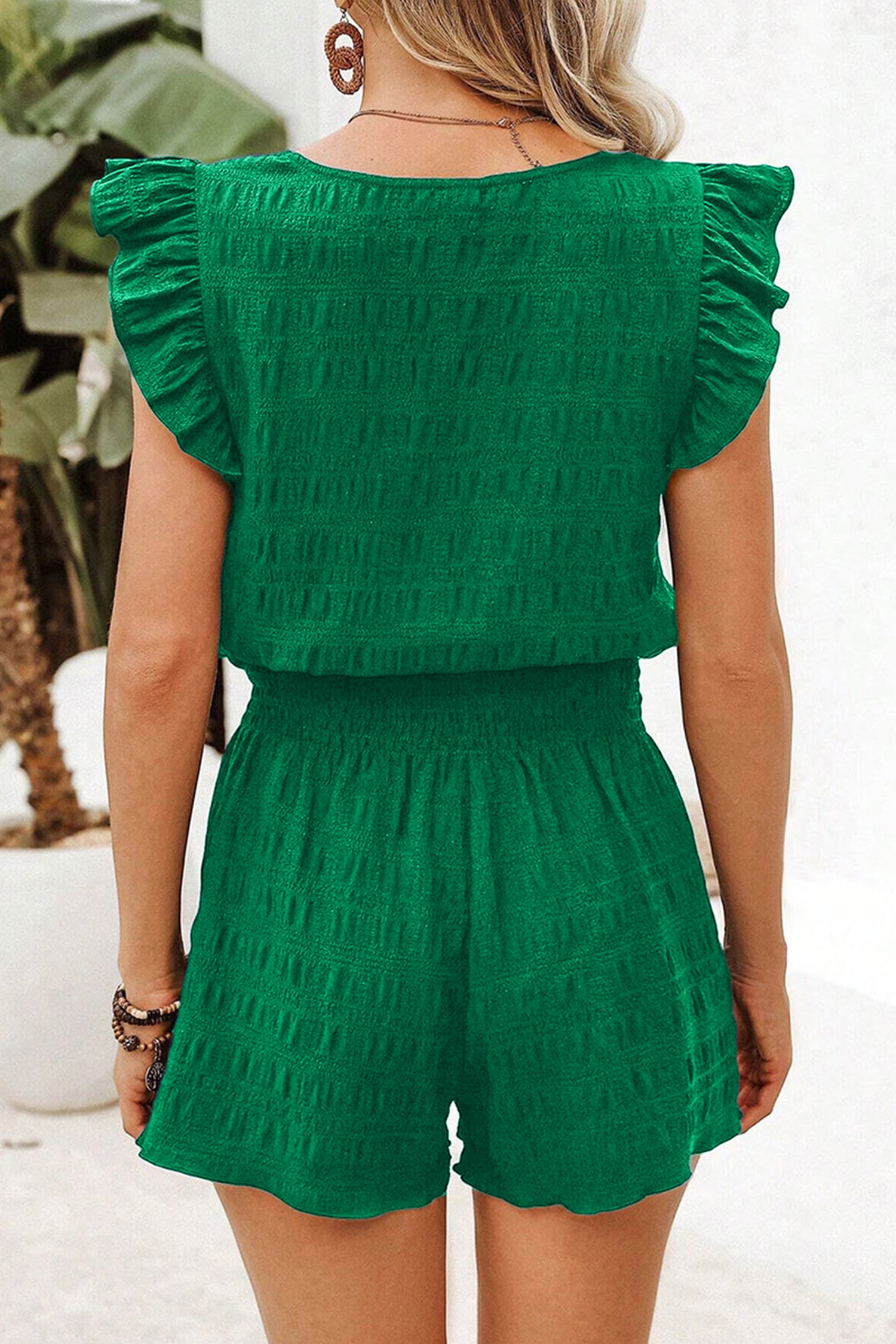 High Waist Shorts Set