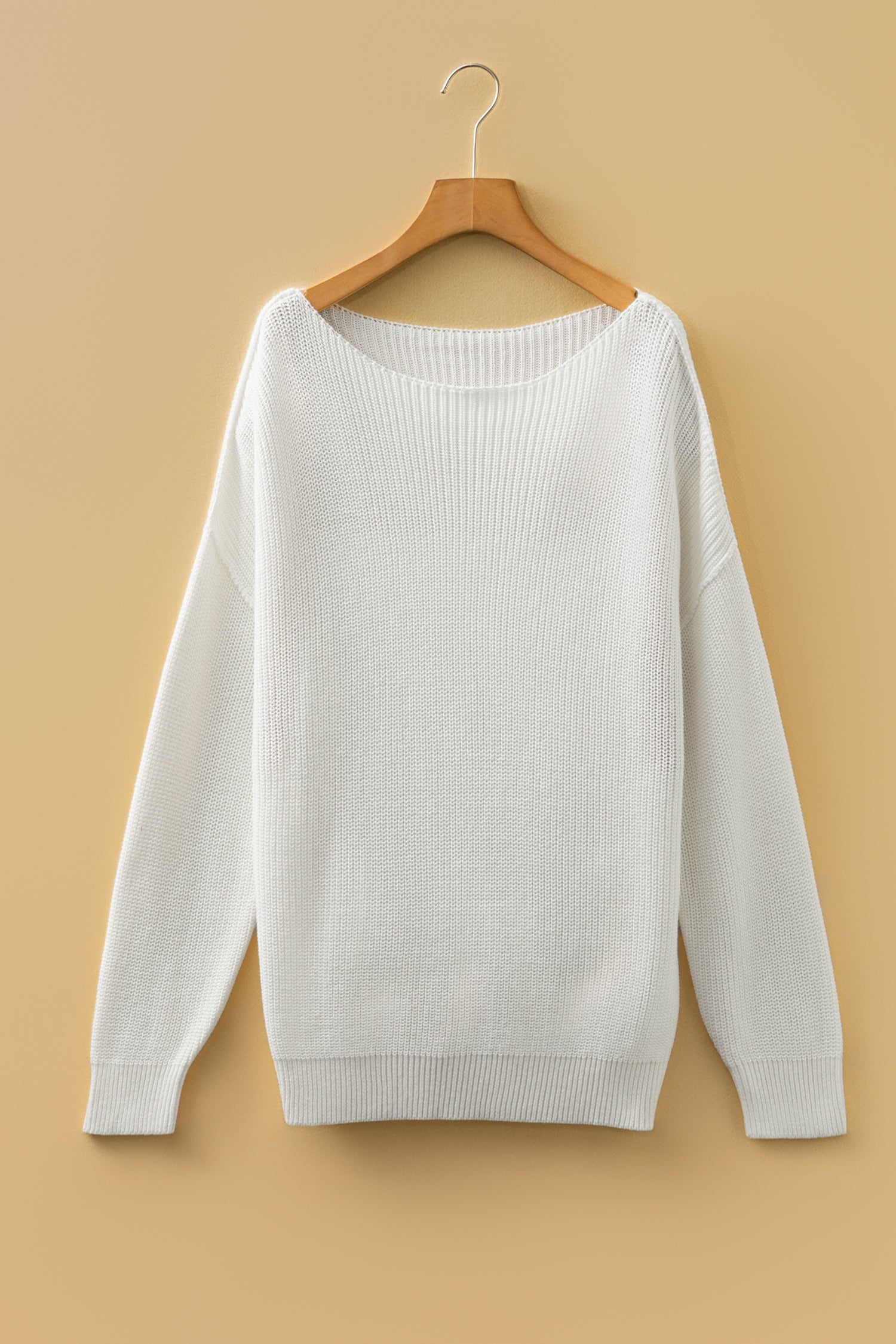 Drop Shoulder Baggy Sweater