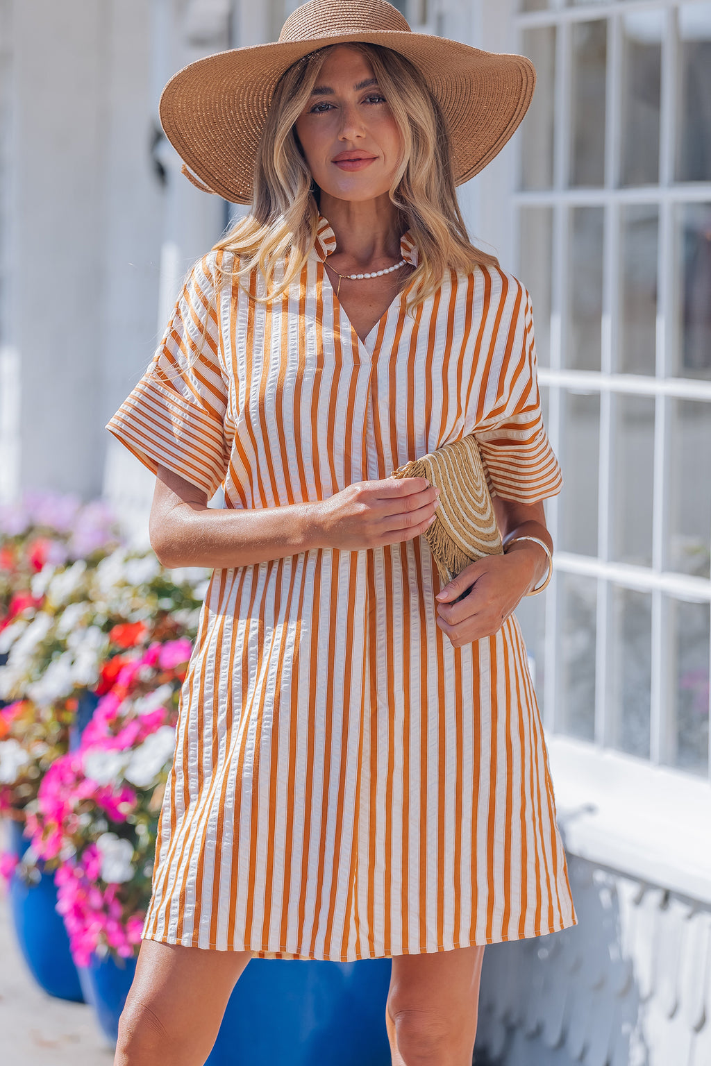 Stripe Mini Dress