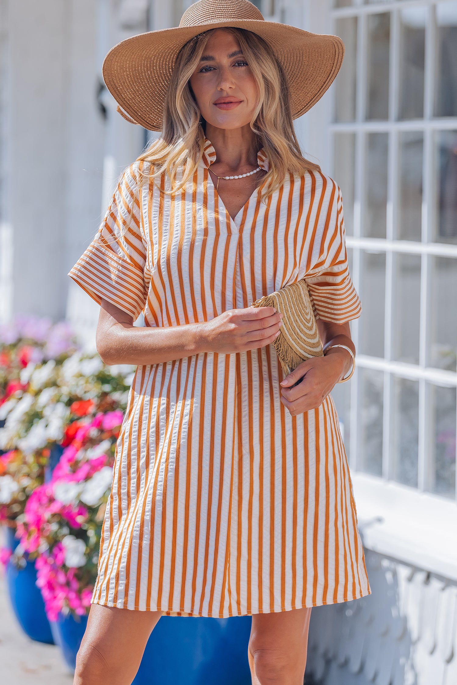 Stripe Mini Dress