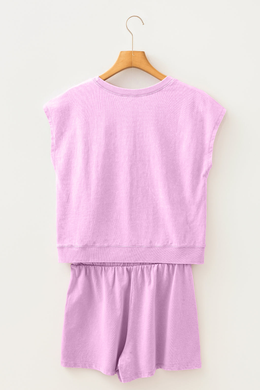 Mineral Wash Cotton Short Set